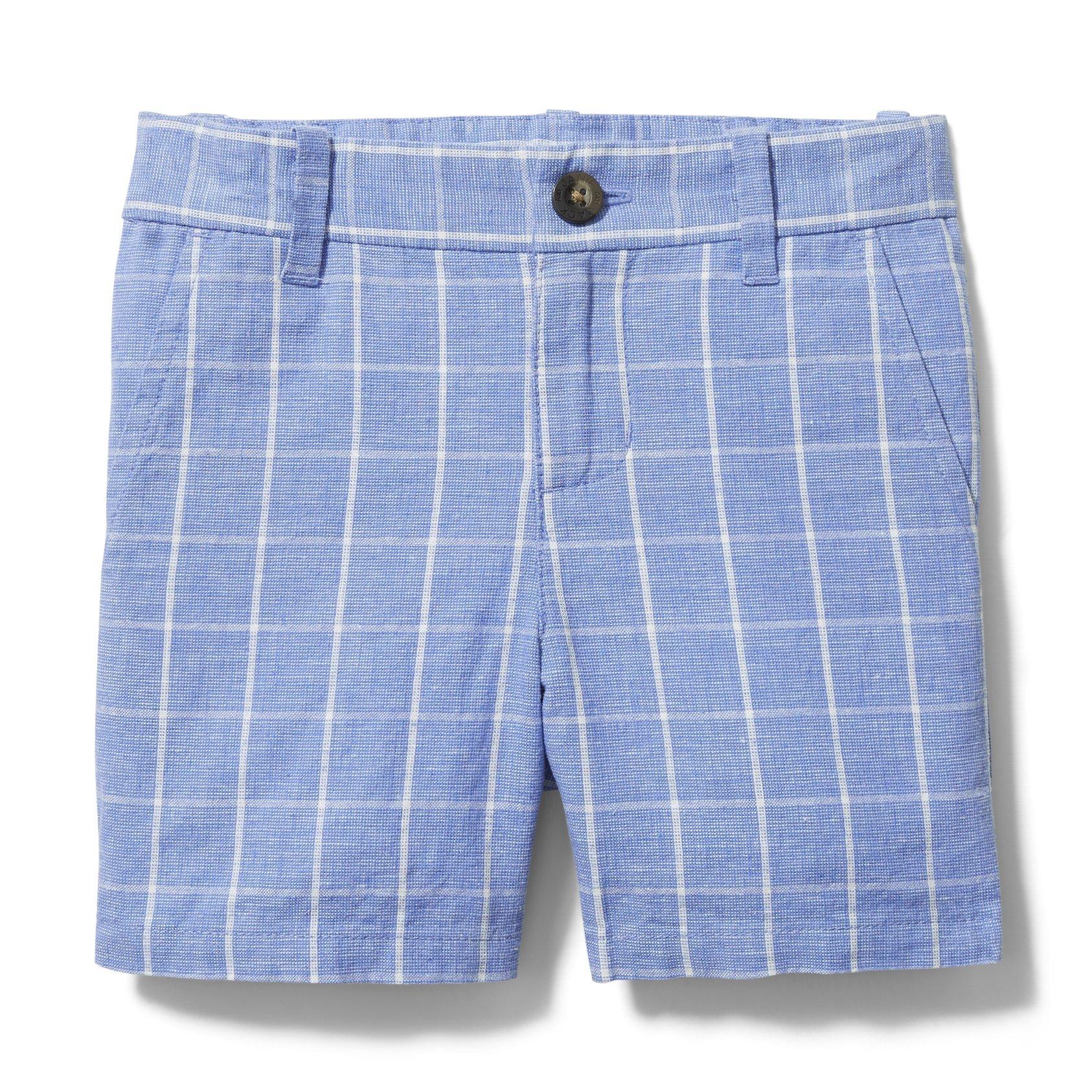 Windowpane Linen Short image number 0