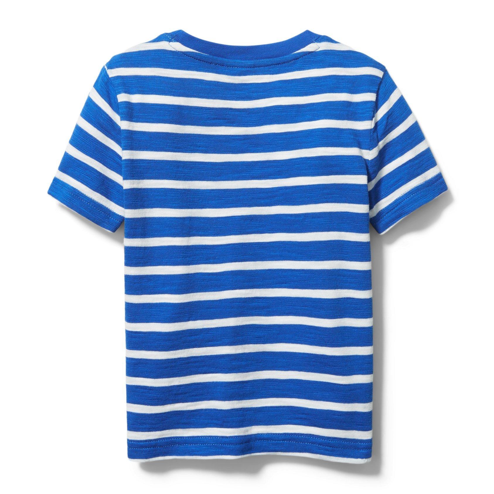 Striped Slub Pocket Tee image number 2