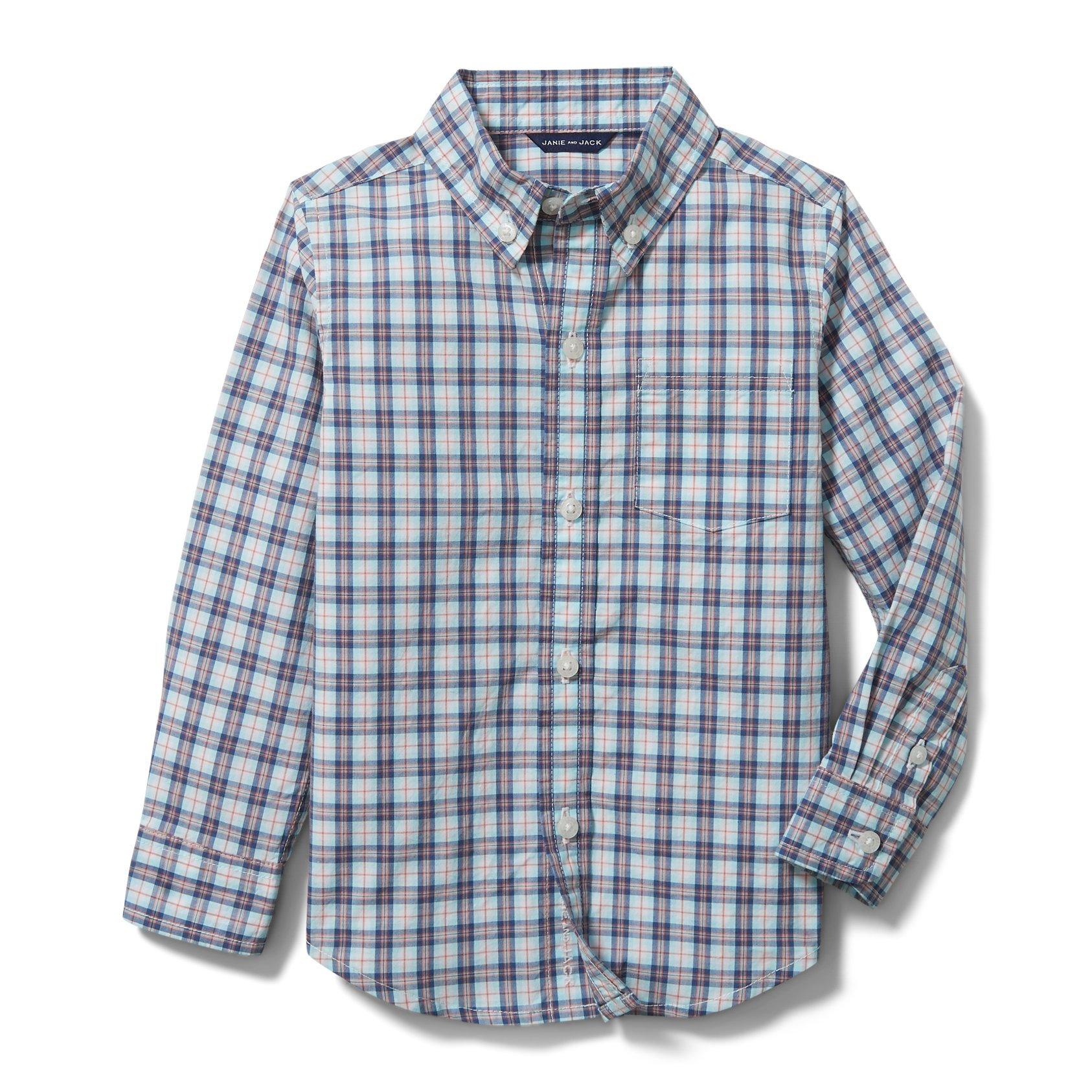Plaid Poplin Shirt image number 0