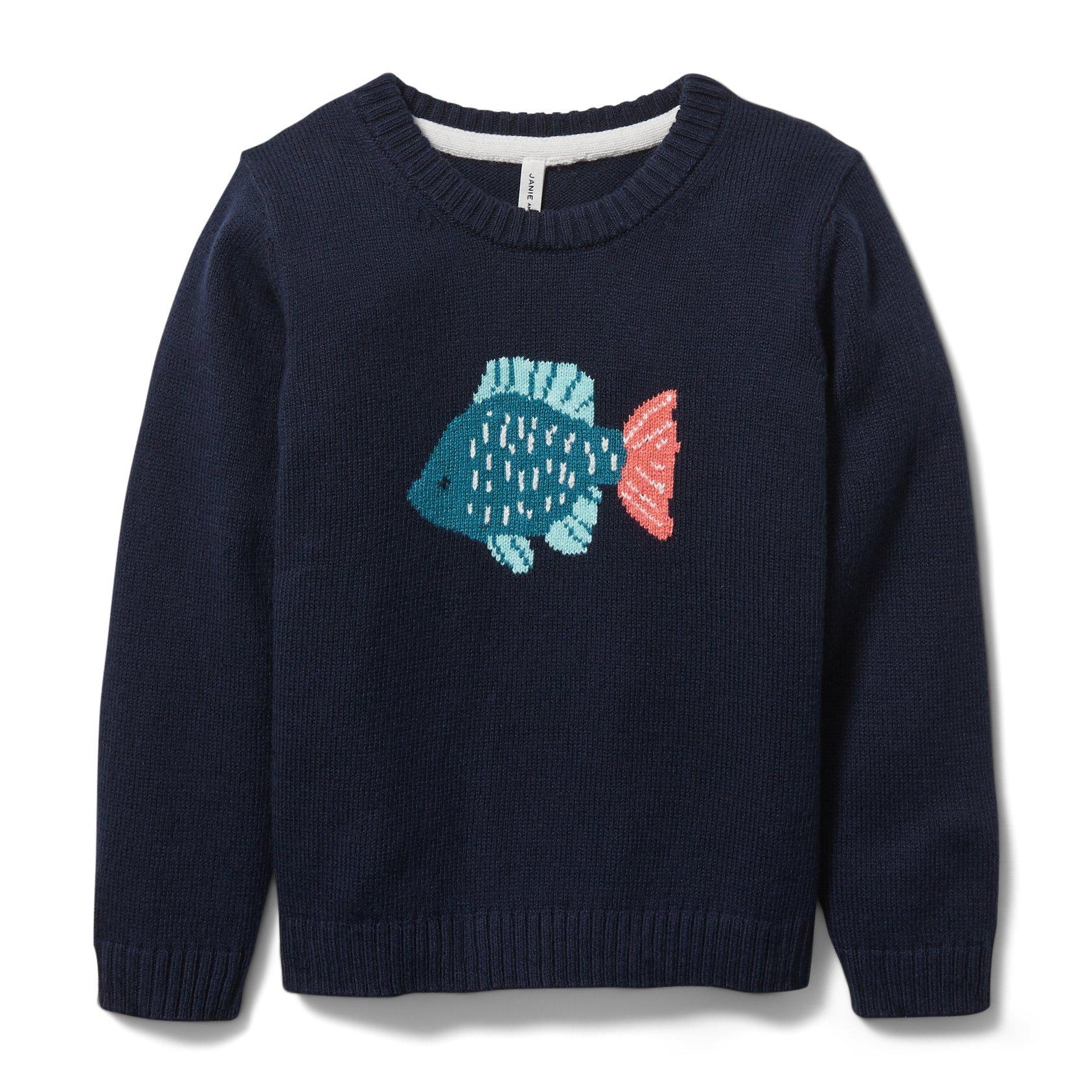 Fish cardigan sale