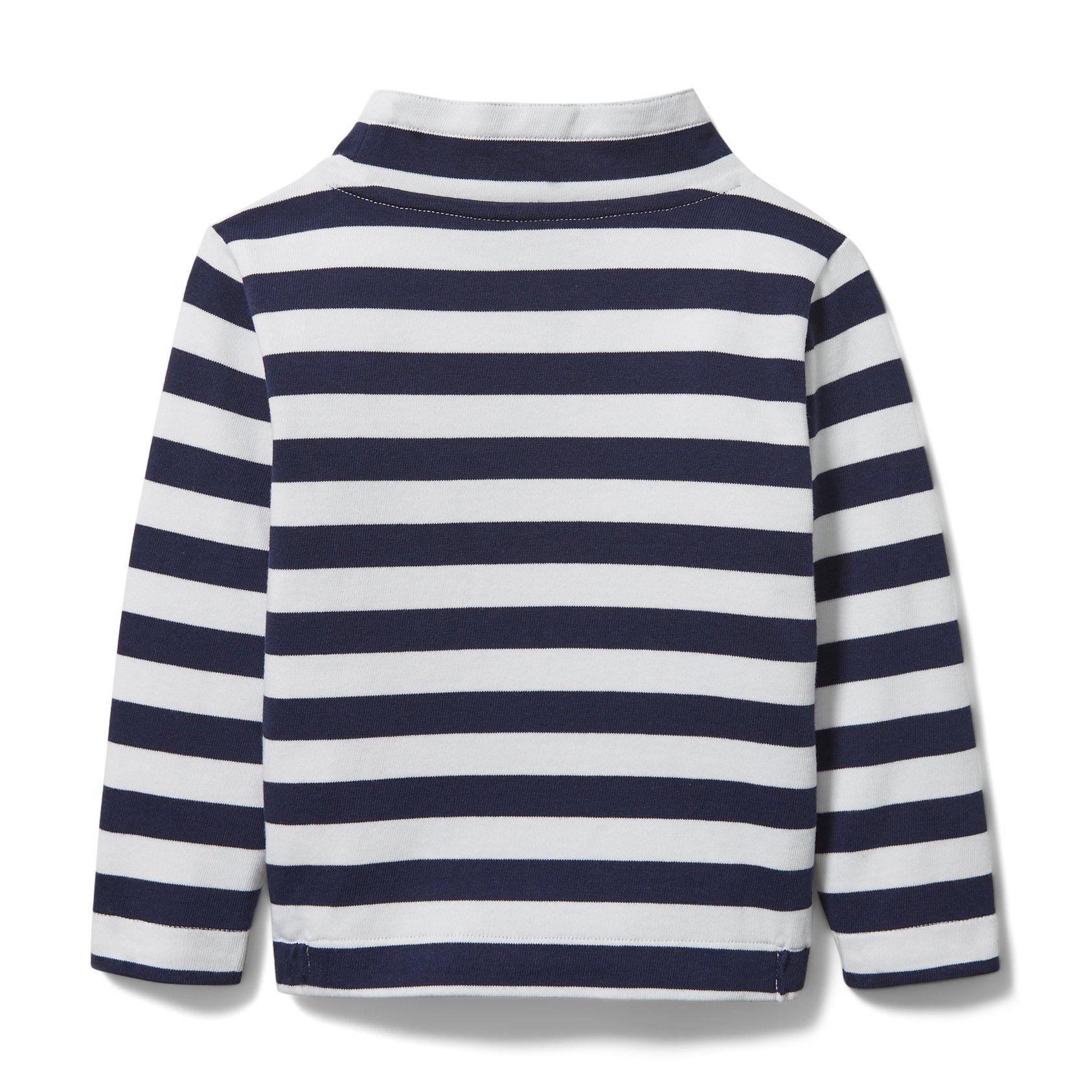 Striped Mock Neck Sweatshirt image number 3