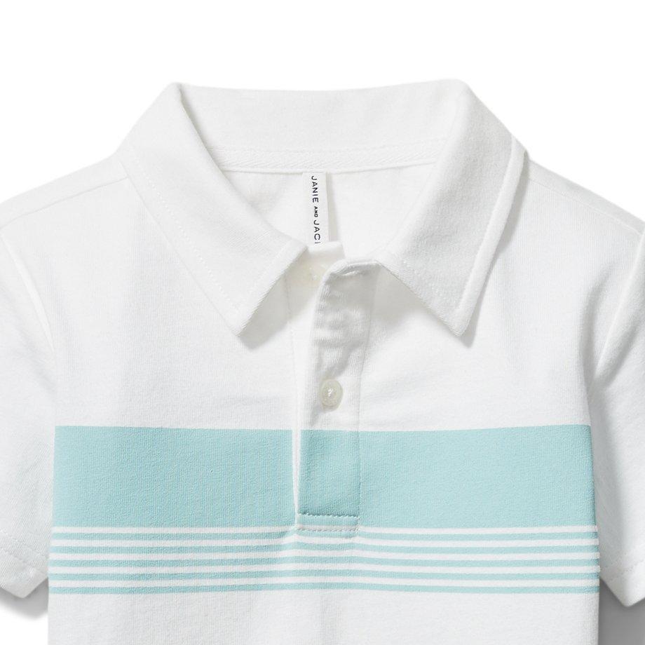 Stripe Jersey Polo image number 1