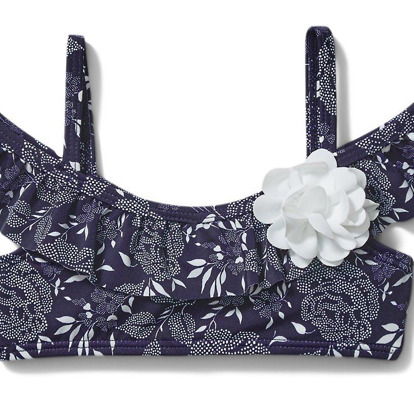 Floral Cold Shoulder 2-Piece Swimsuit image number 1