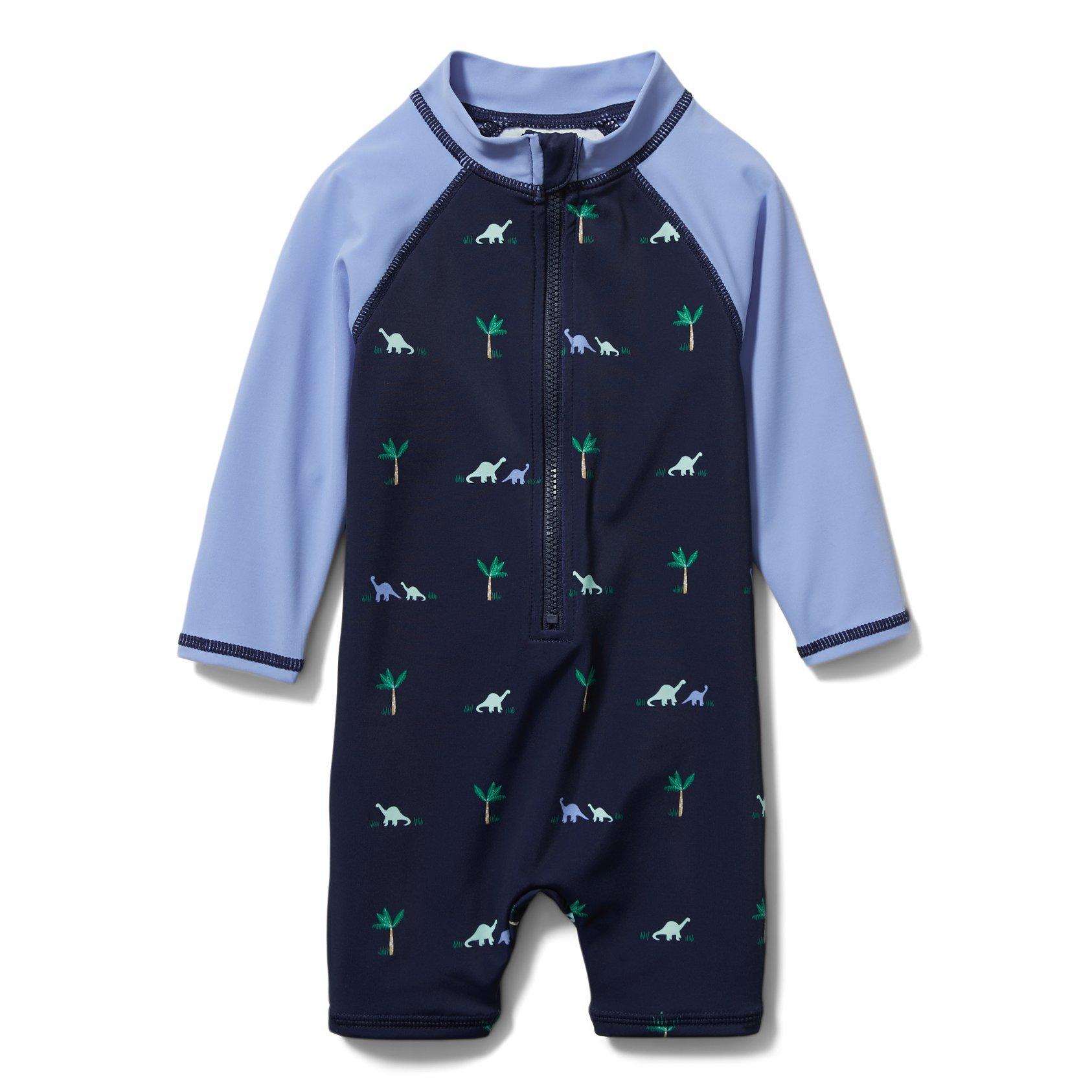 Baby Dinosaur Rash Guard Swimsuit image number 0