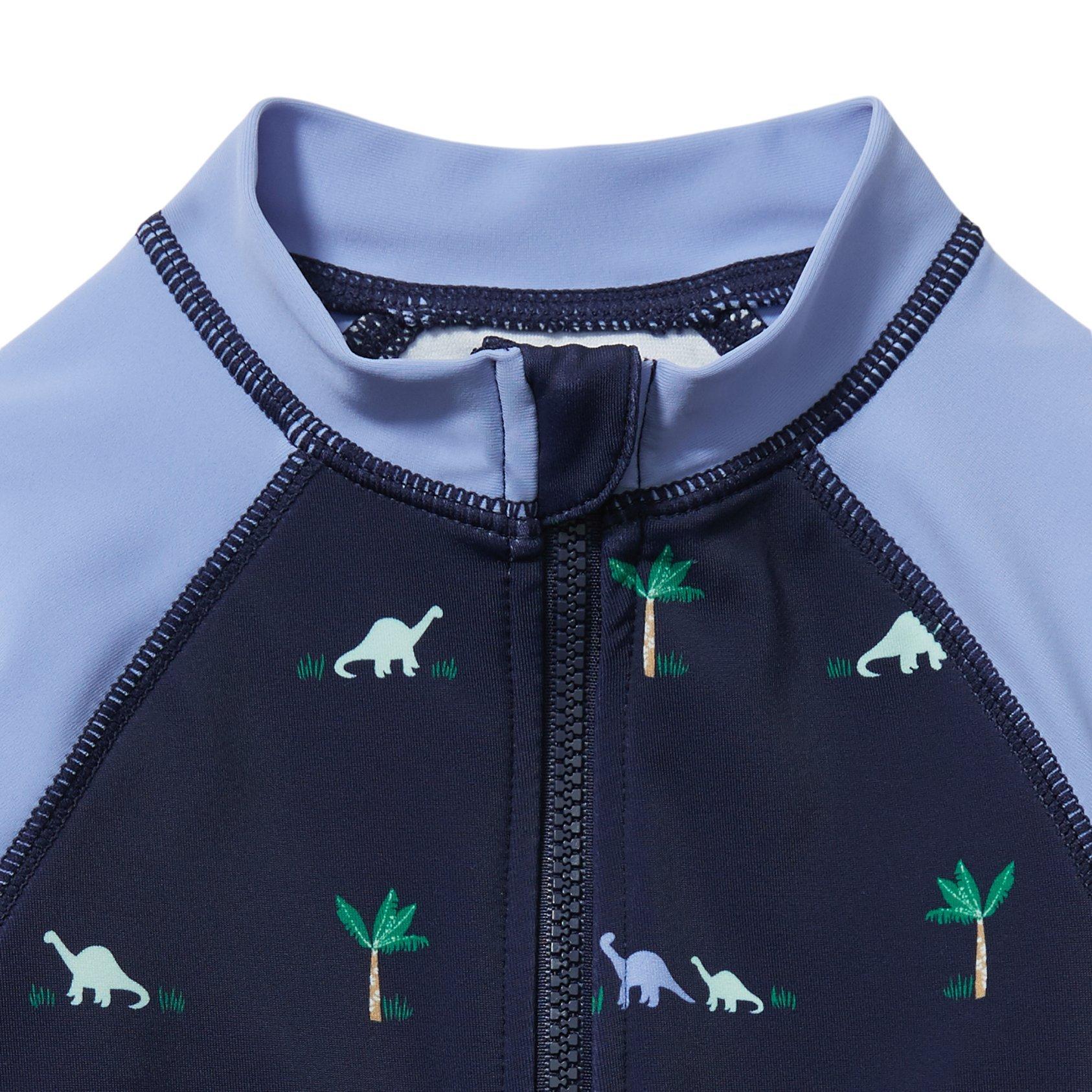 Baby Dinosaur Rash Guard Swimsuit image number 1