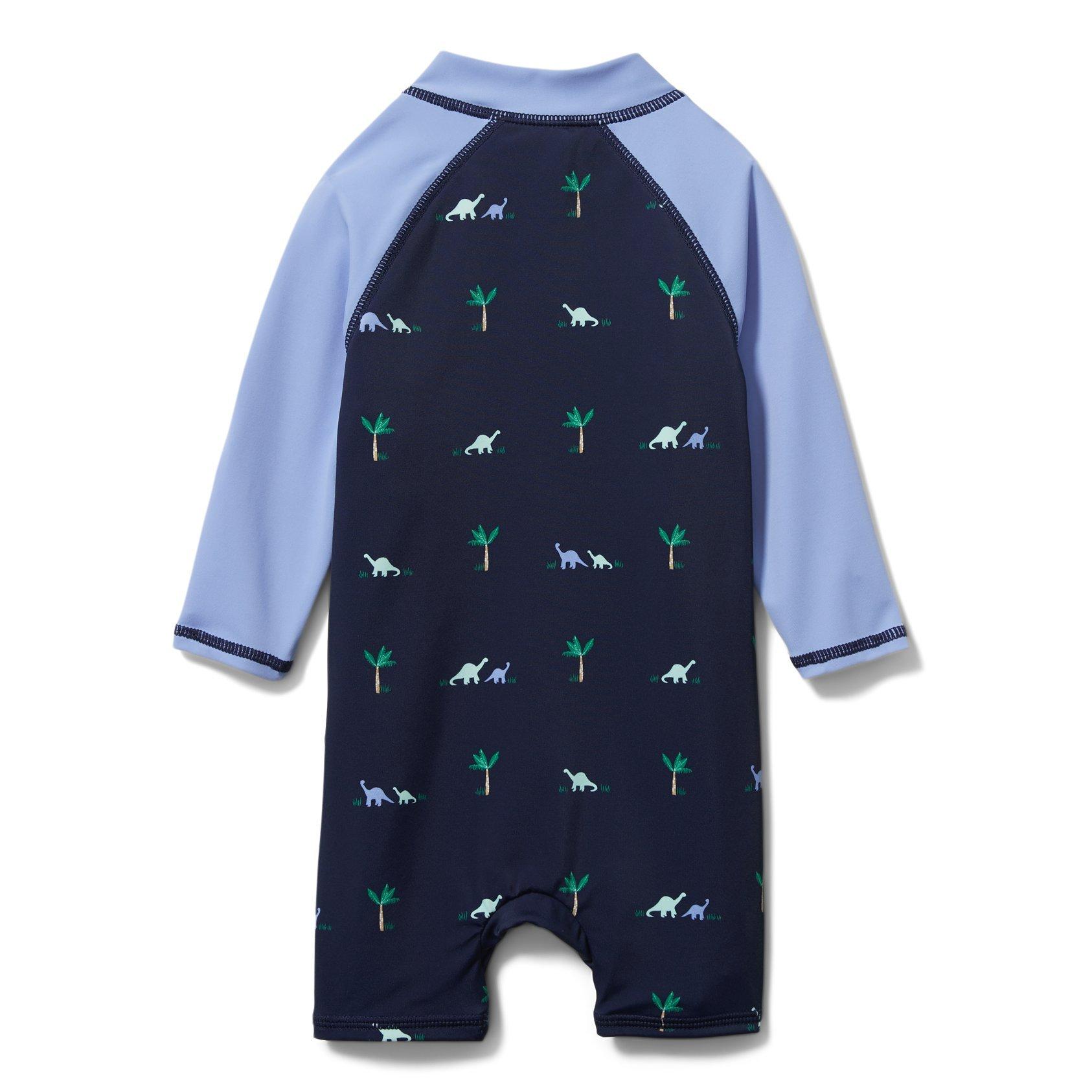 Baby Dinosaur Rash Guard Swimsuit image number 2