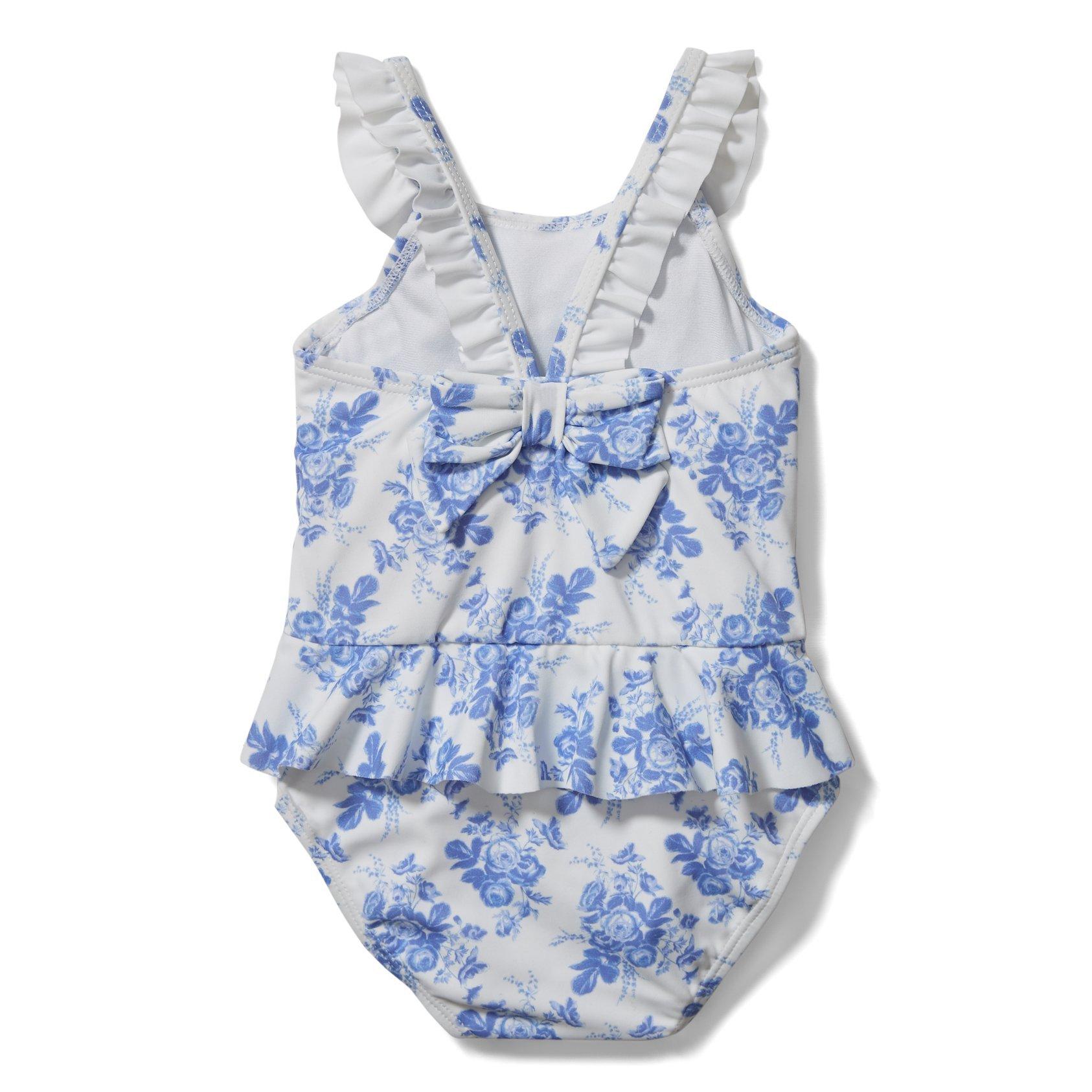 Baby Floral Ruched Swimsuit image number 2