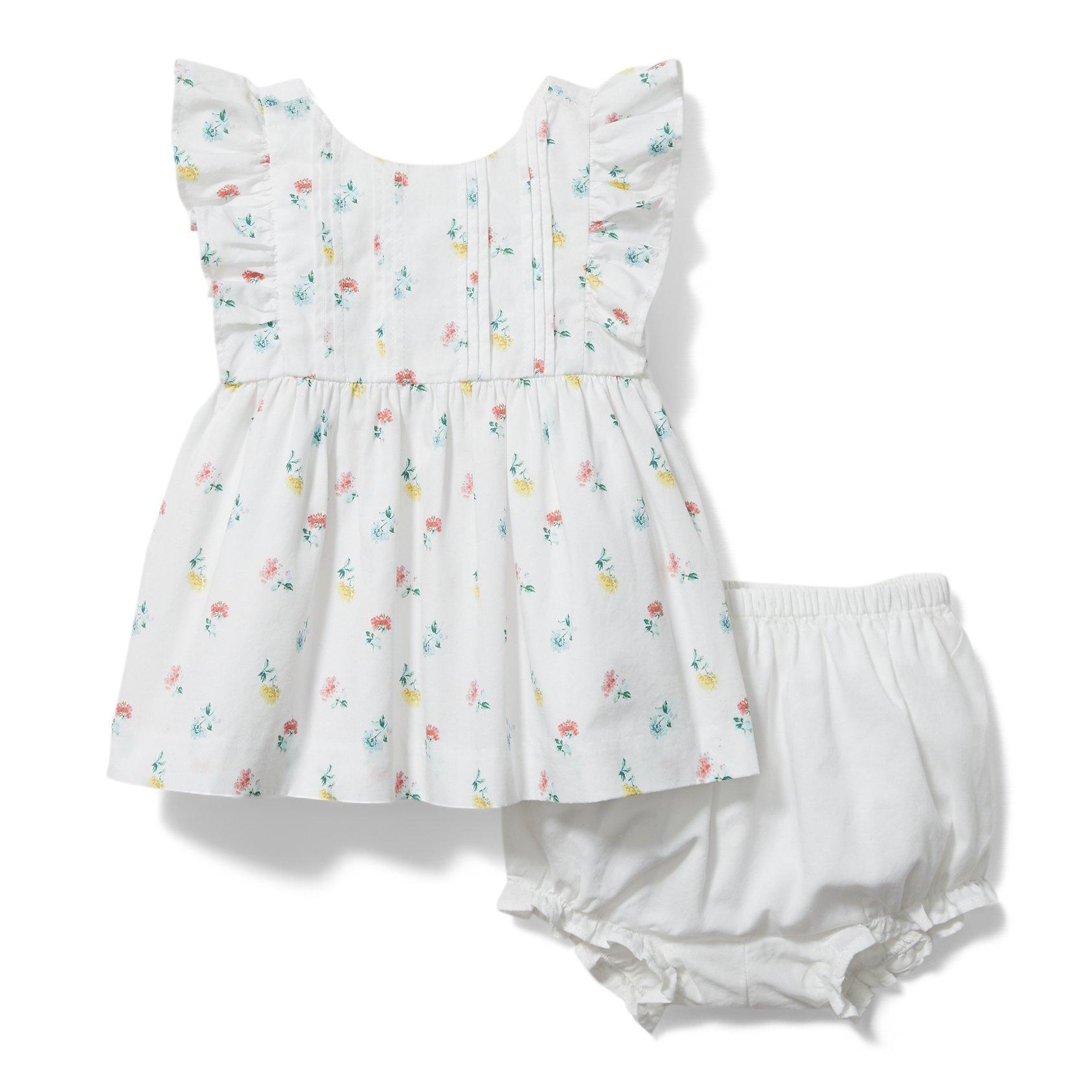 Baby Floral Ruffle Sleeve Matching Set image number 0