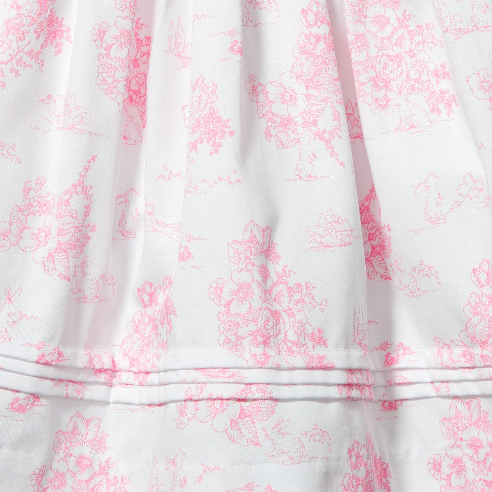 Baby Bunny Toile Pleated Dress image number 4
