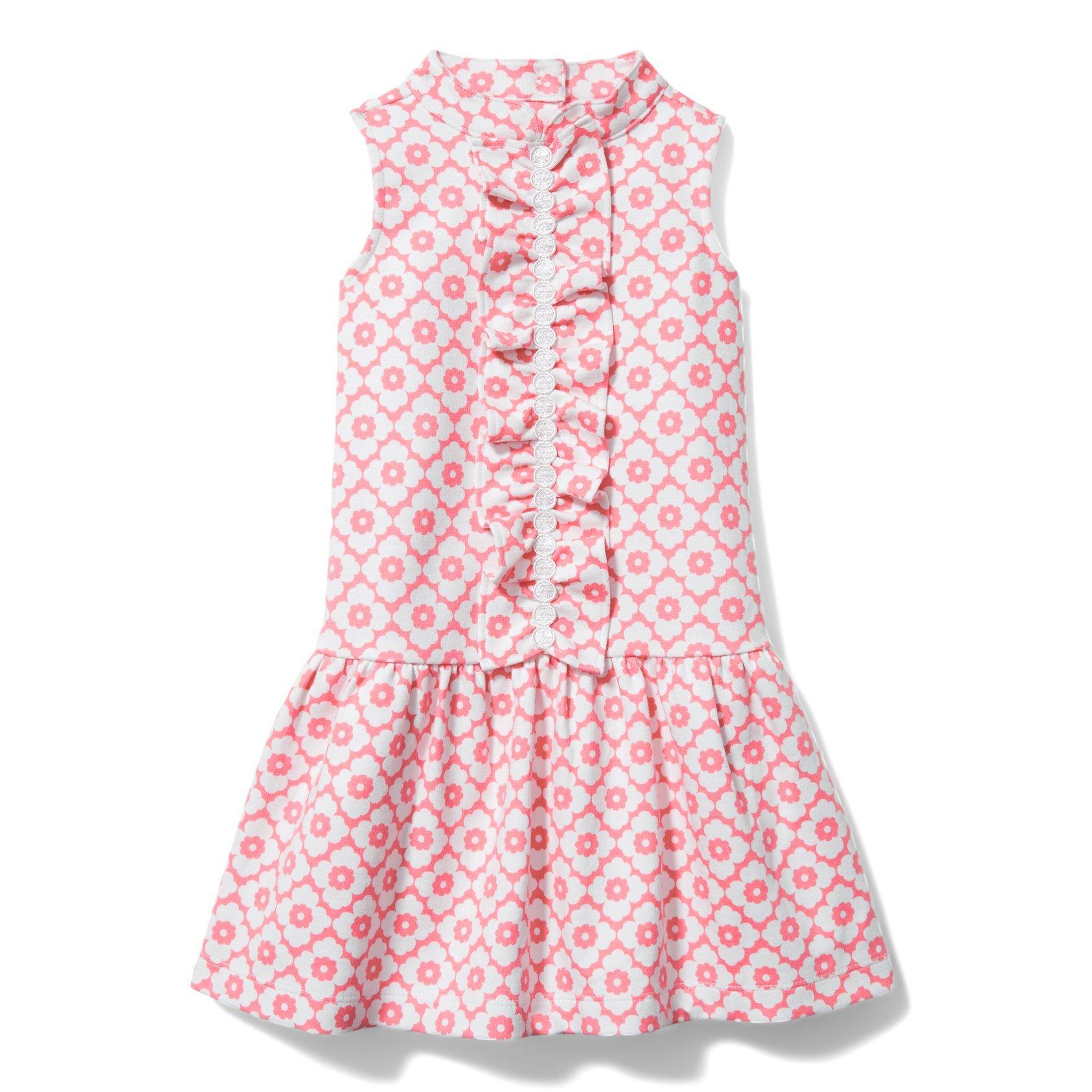 Geo Floral Dropwaist Ponte Dress image number 0