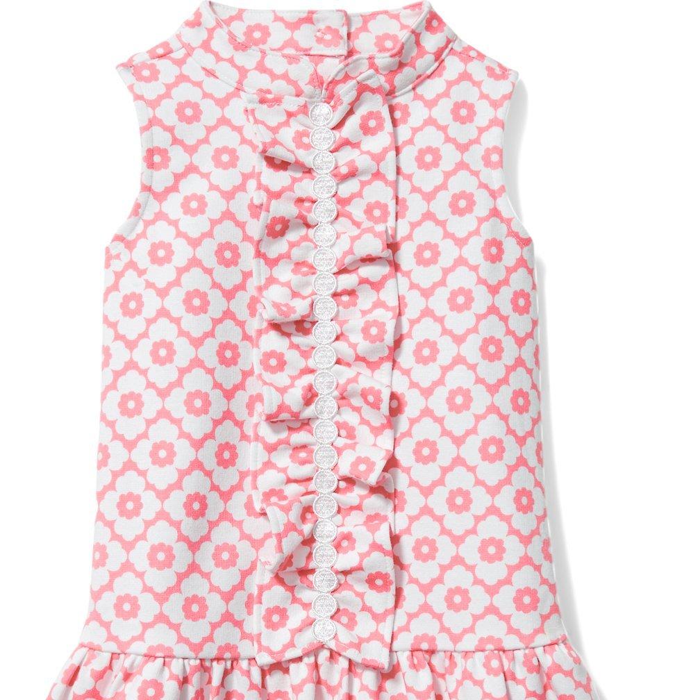 Geo Floral Dropwaist Ponte Dress image number 1