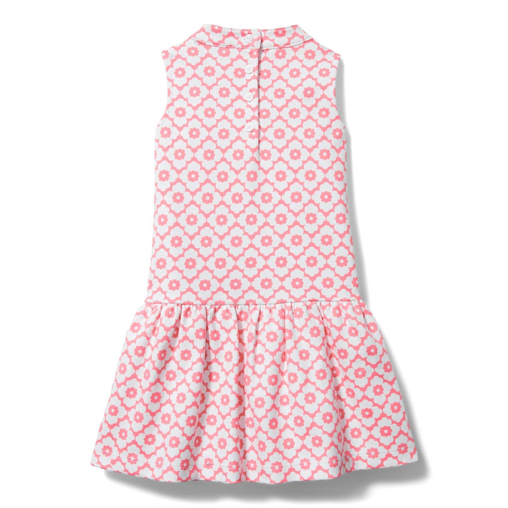 Geo Floral Dropwaist Ponte Dress image number 2