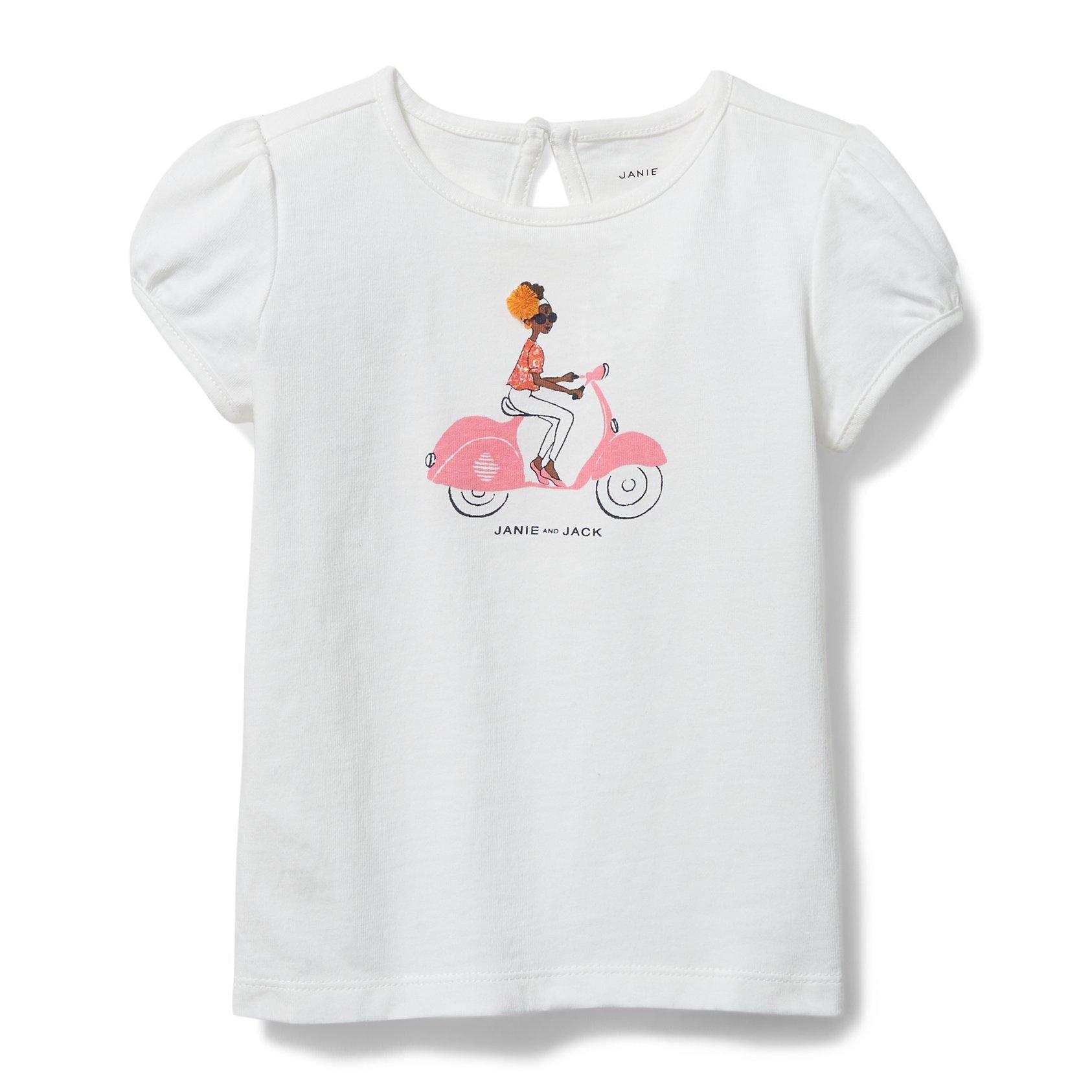 Puff Sleeve Bicycle Tee image number 0