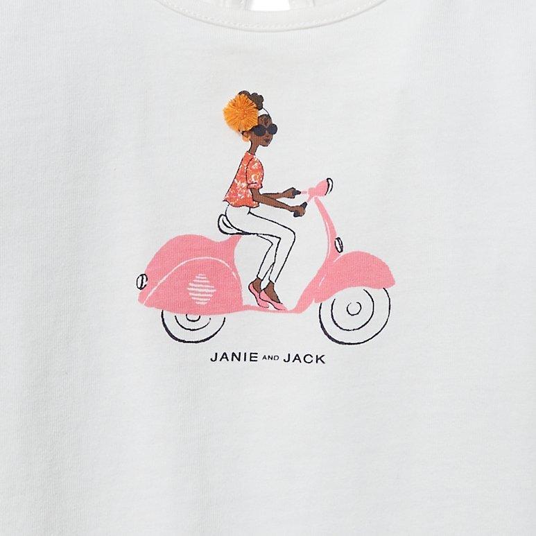 Puff Sleeve Bicycle Tee image number 1