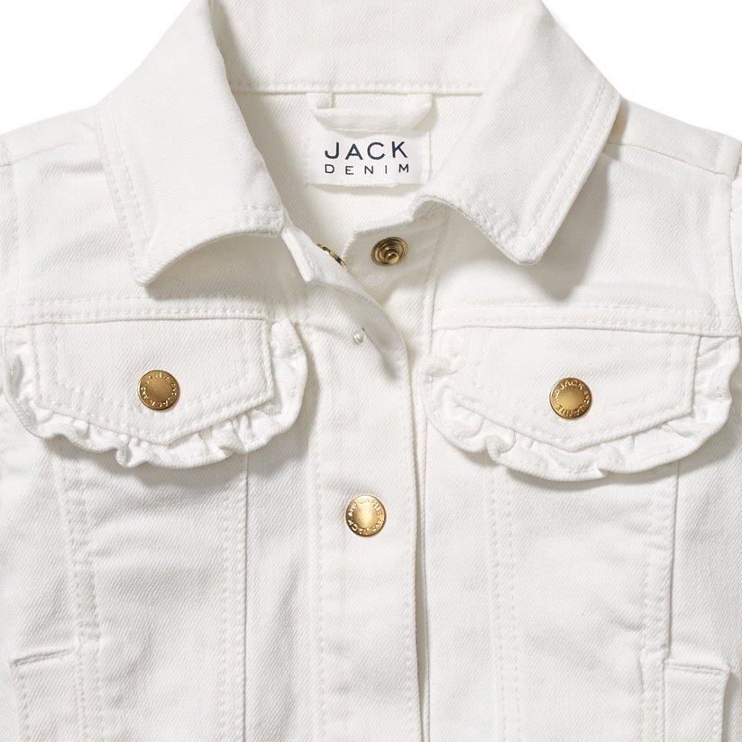 Girl White Denim Jacket by Janie and Jack