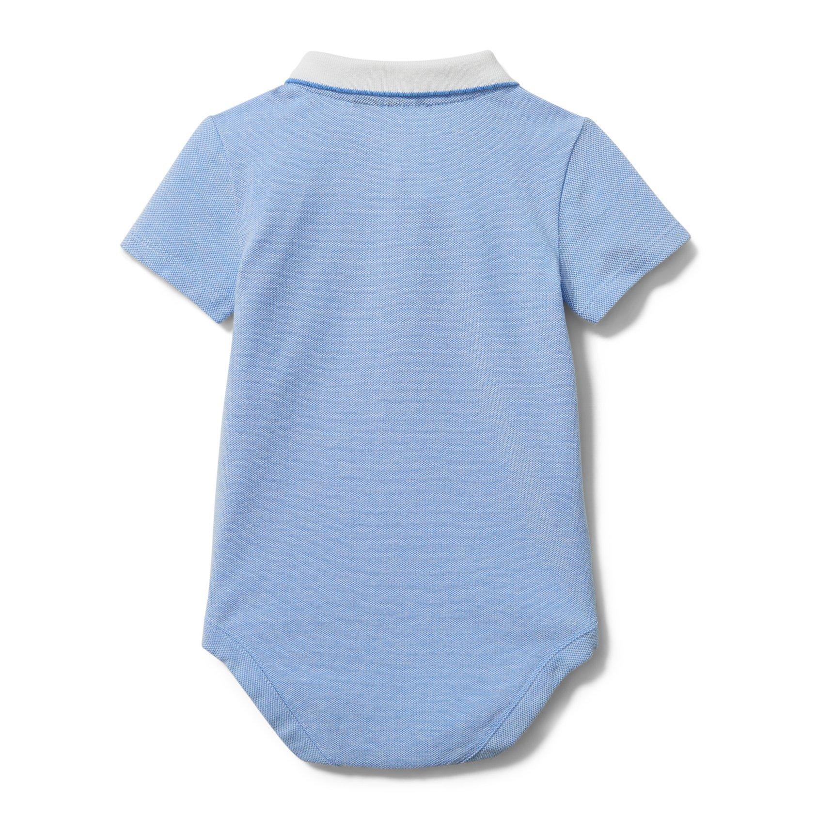 Baby Embroidered Polo Bodysuit image number 2
