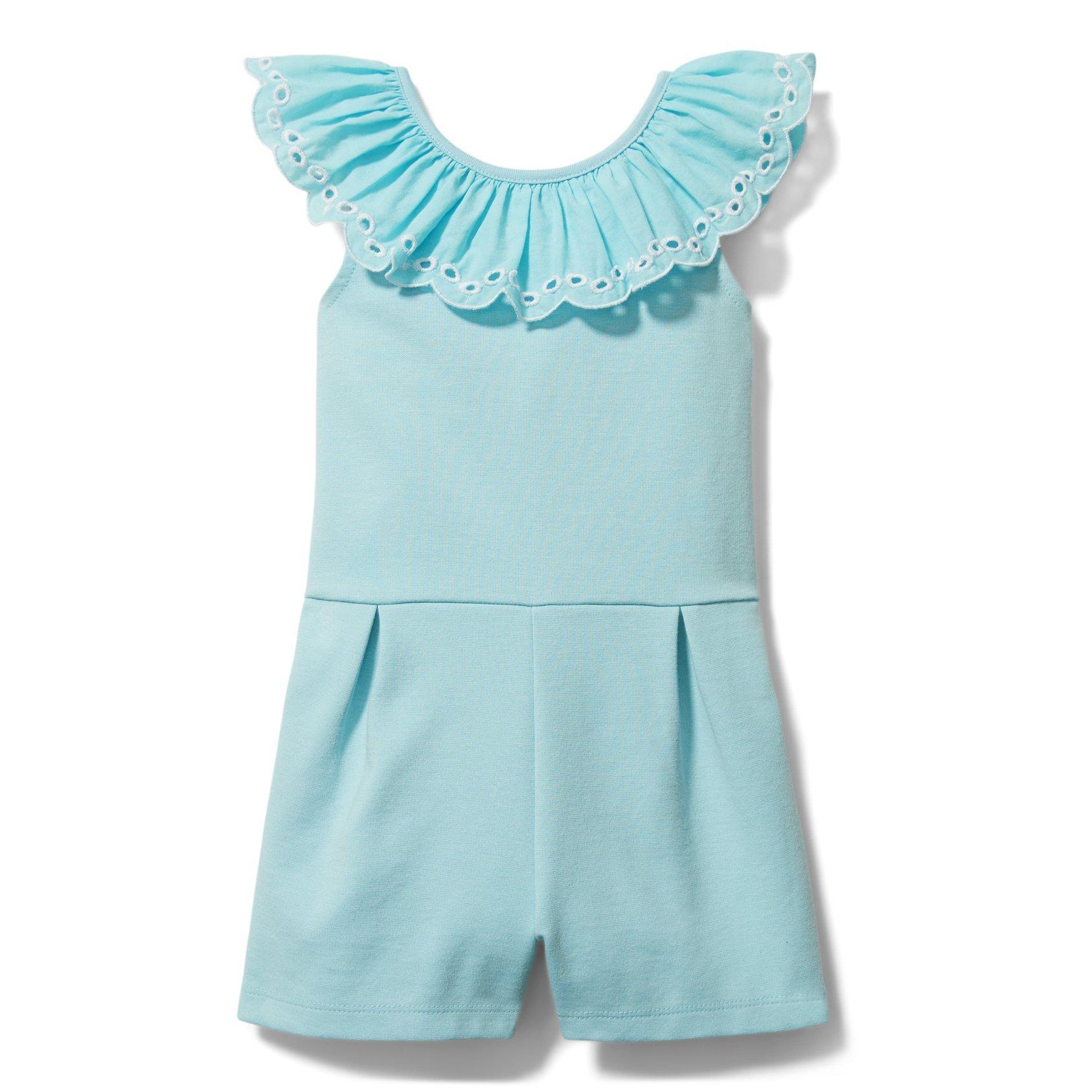 Ruffle Collar Romper image number 0