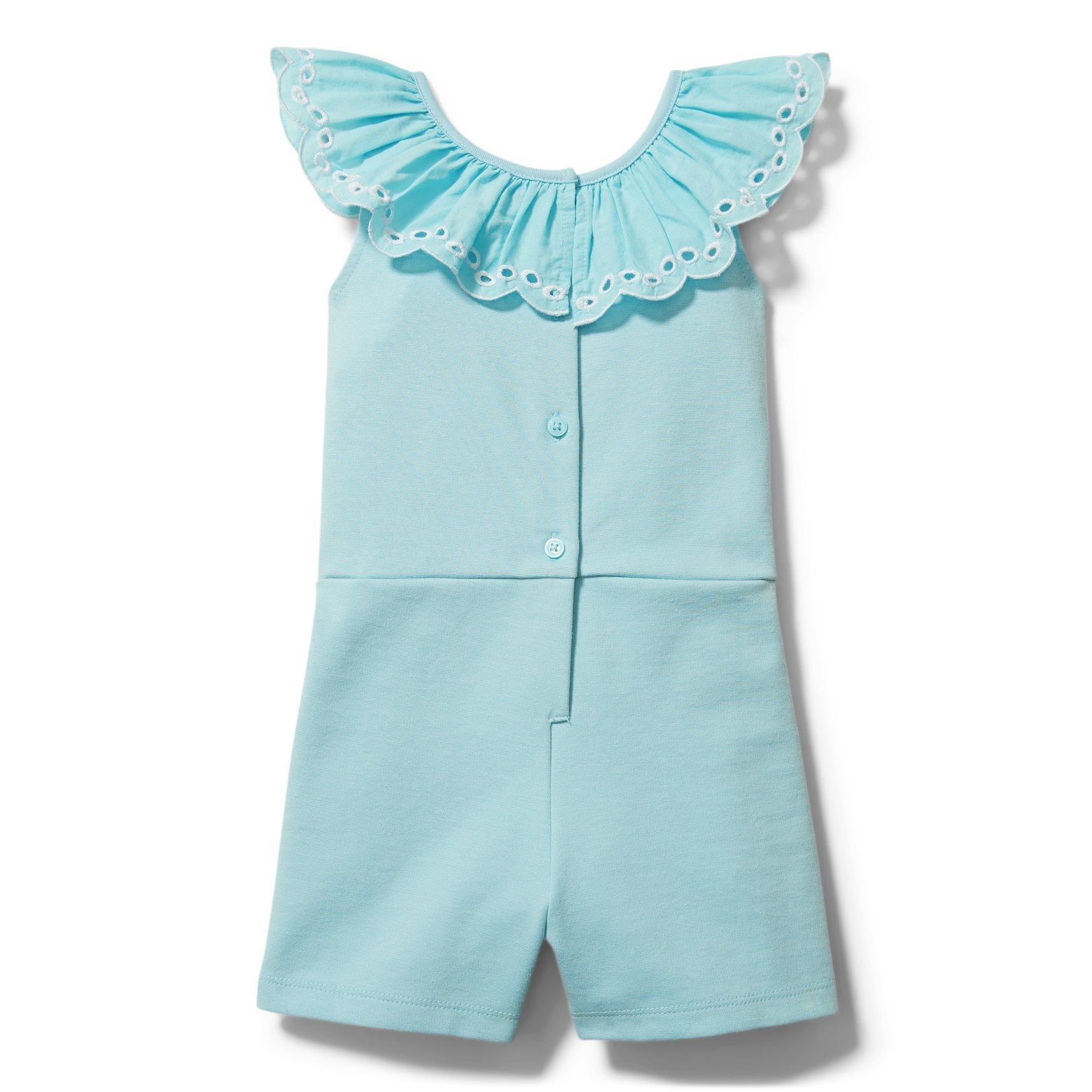 Ruffle Collar Romper image number 2