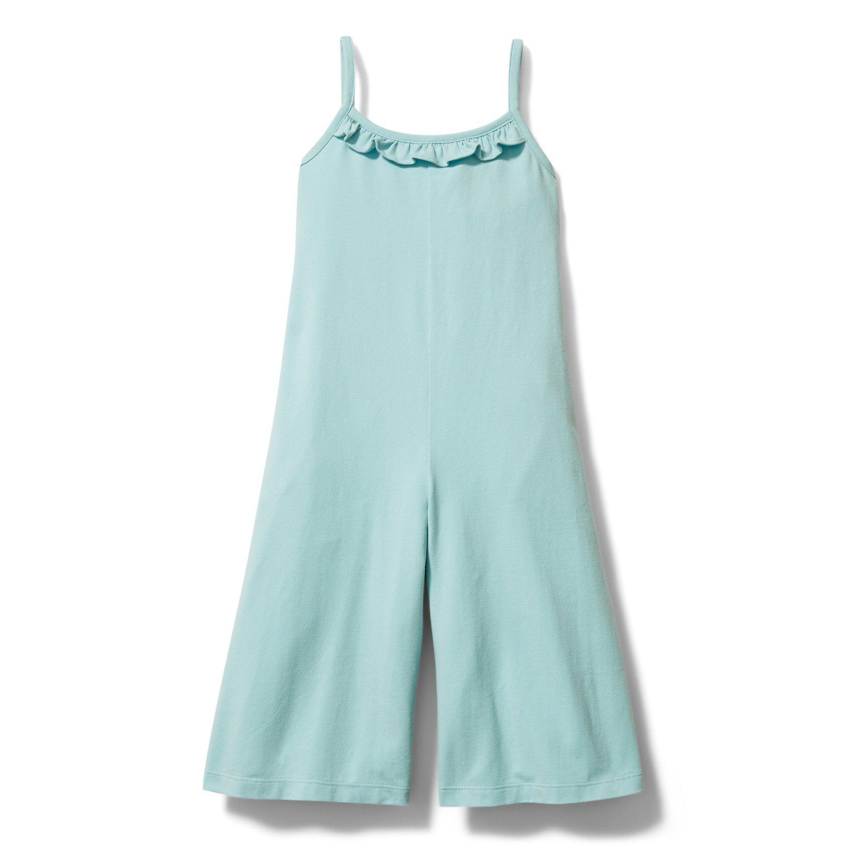 Ruffle Trim Wide Leg Jumpsuit image number 0