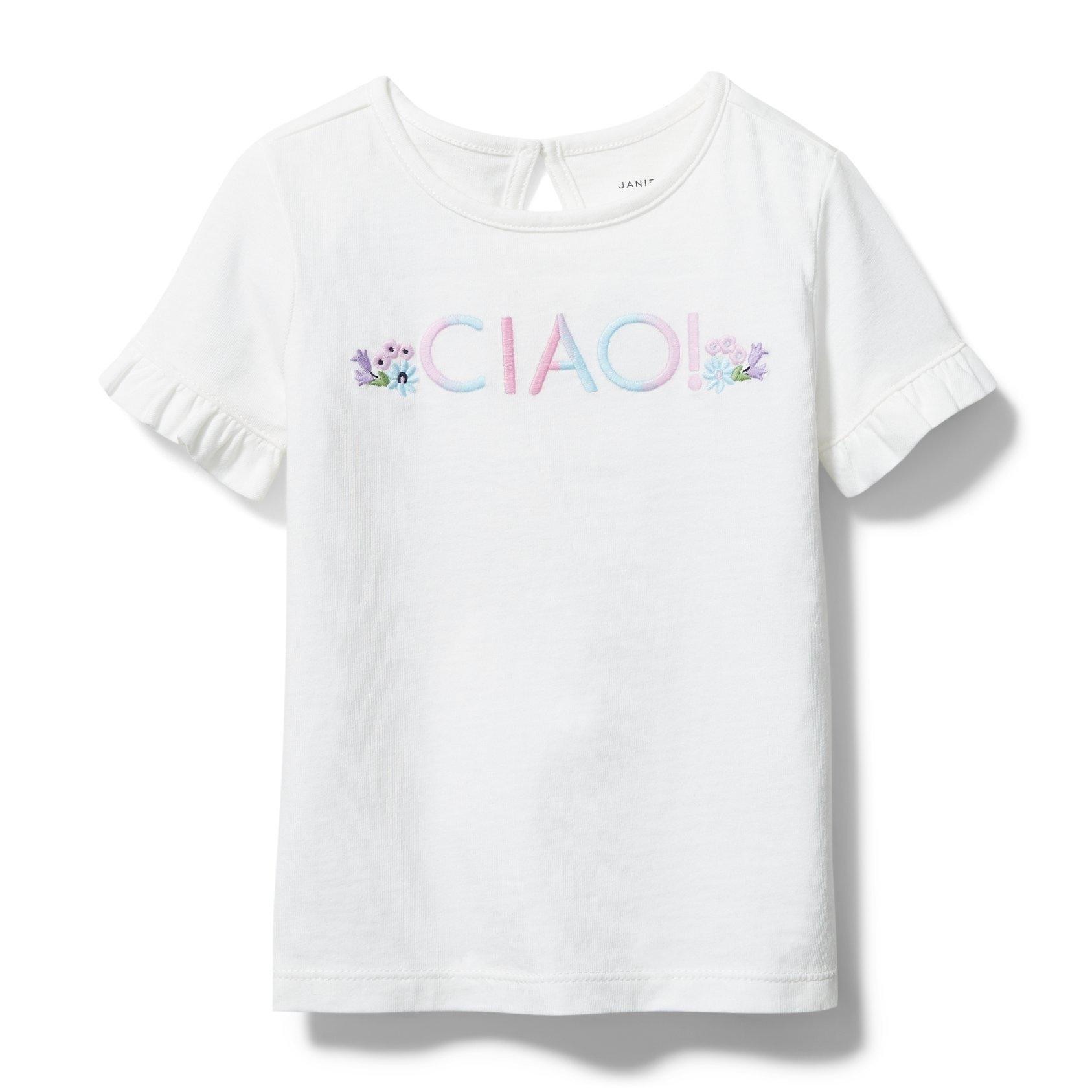 Ciao Ruffle Trim Tee image number 0