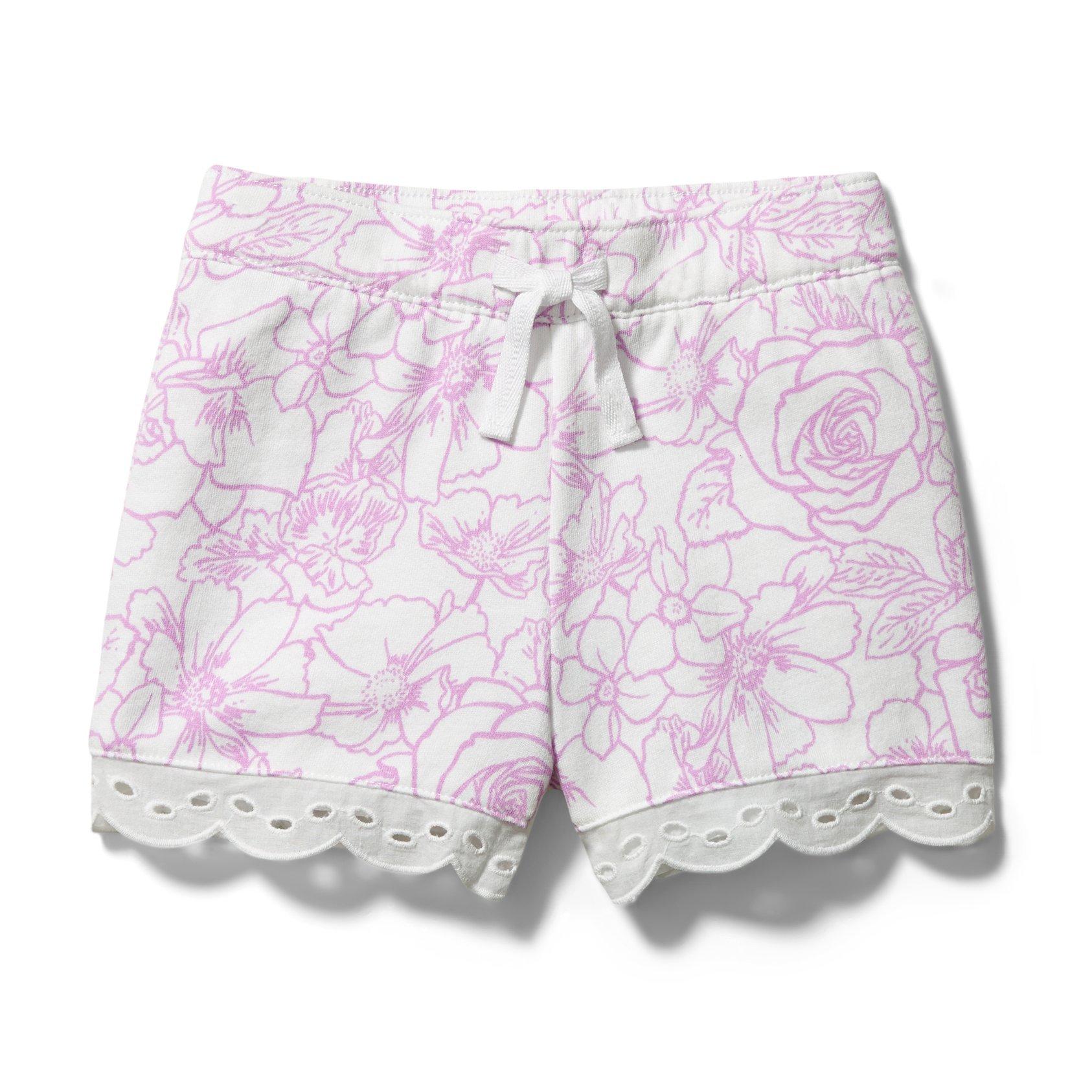 Floral French Terry Short