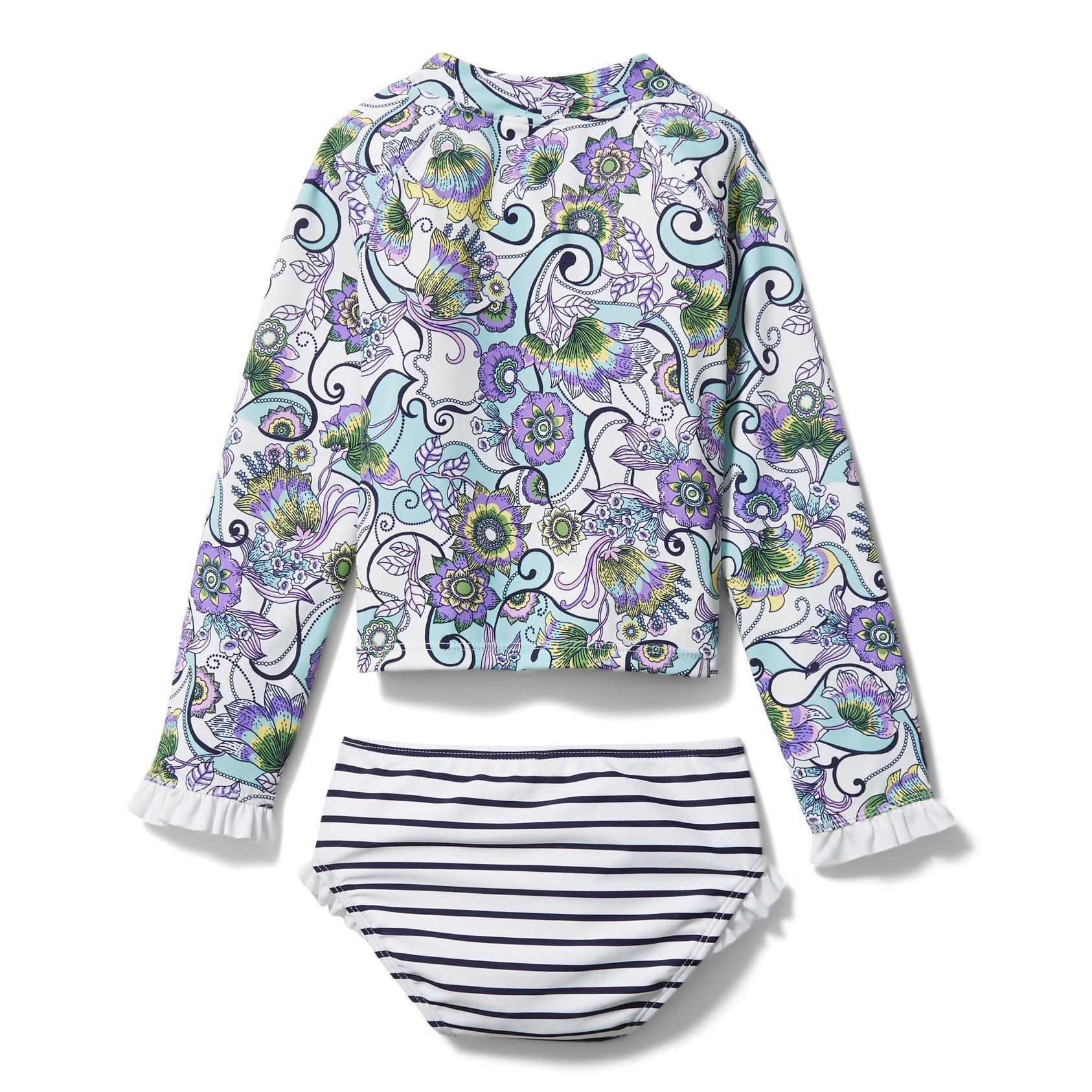 Paisley Rash Guard Set image number 2