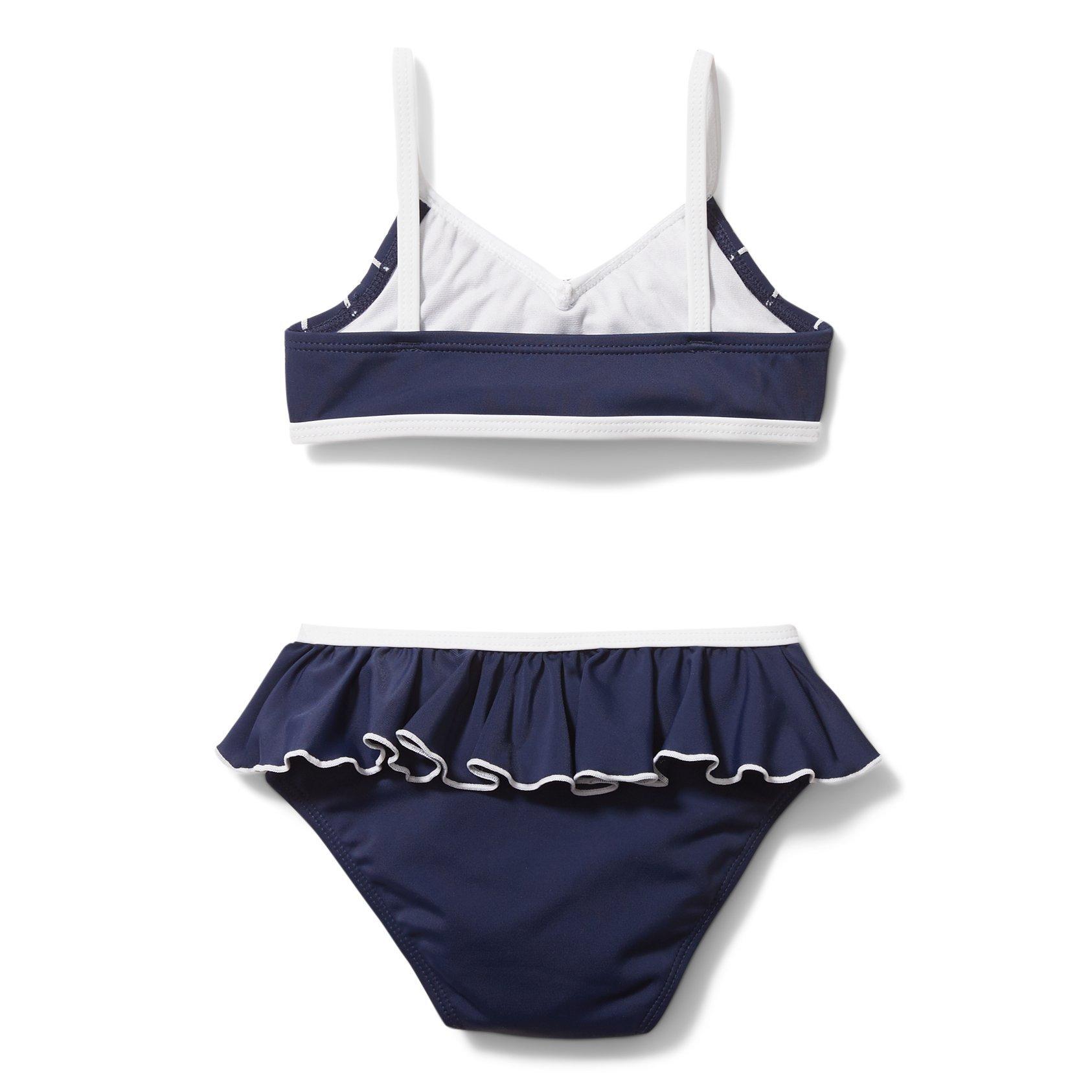 Ruffle Trim 2-Piece Swimsuit image number 2