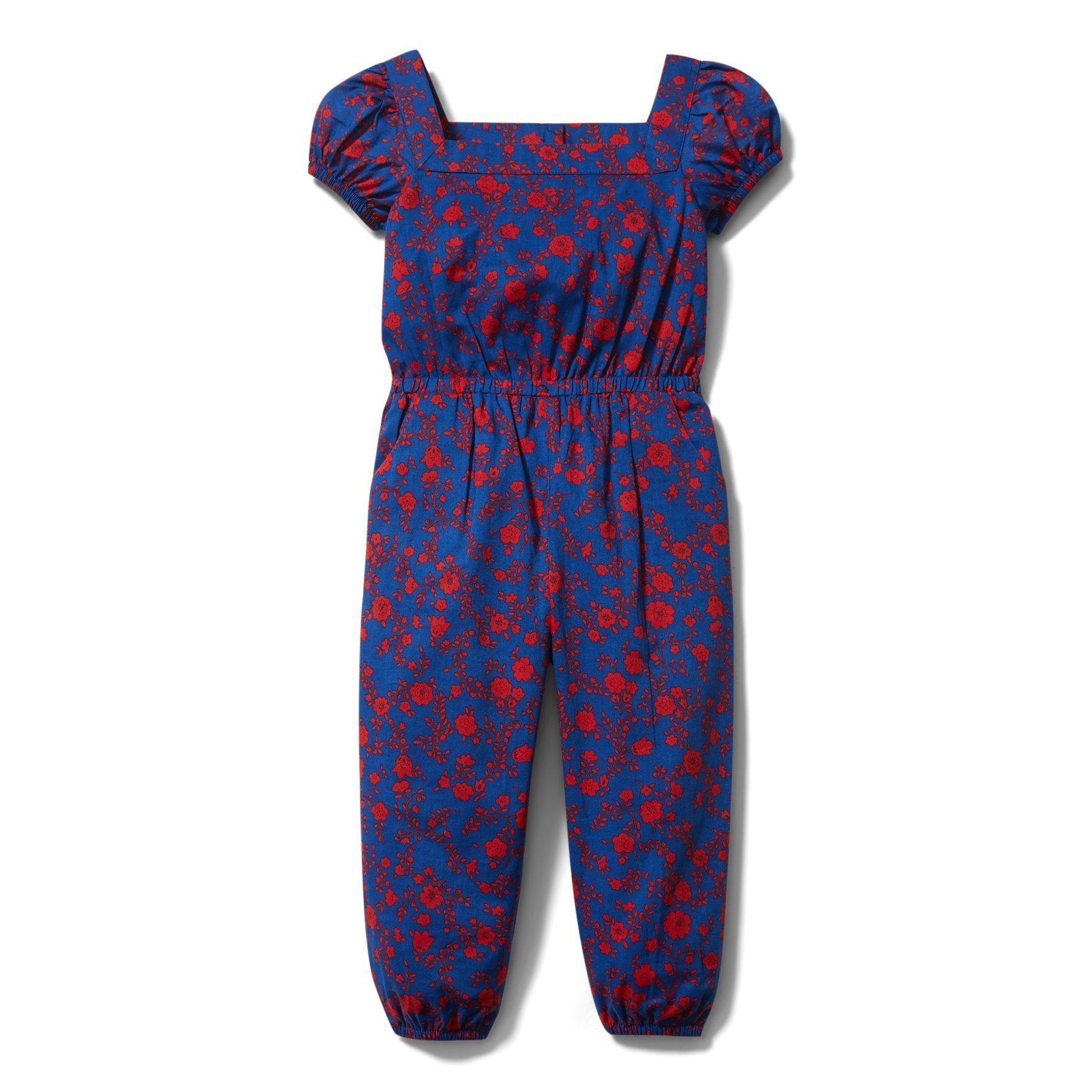 Floral Puff Sleeve Jumpsuit image number 0