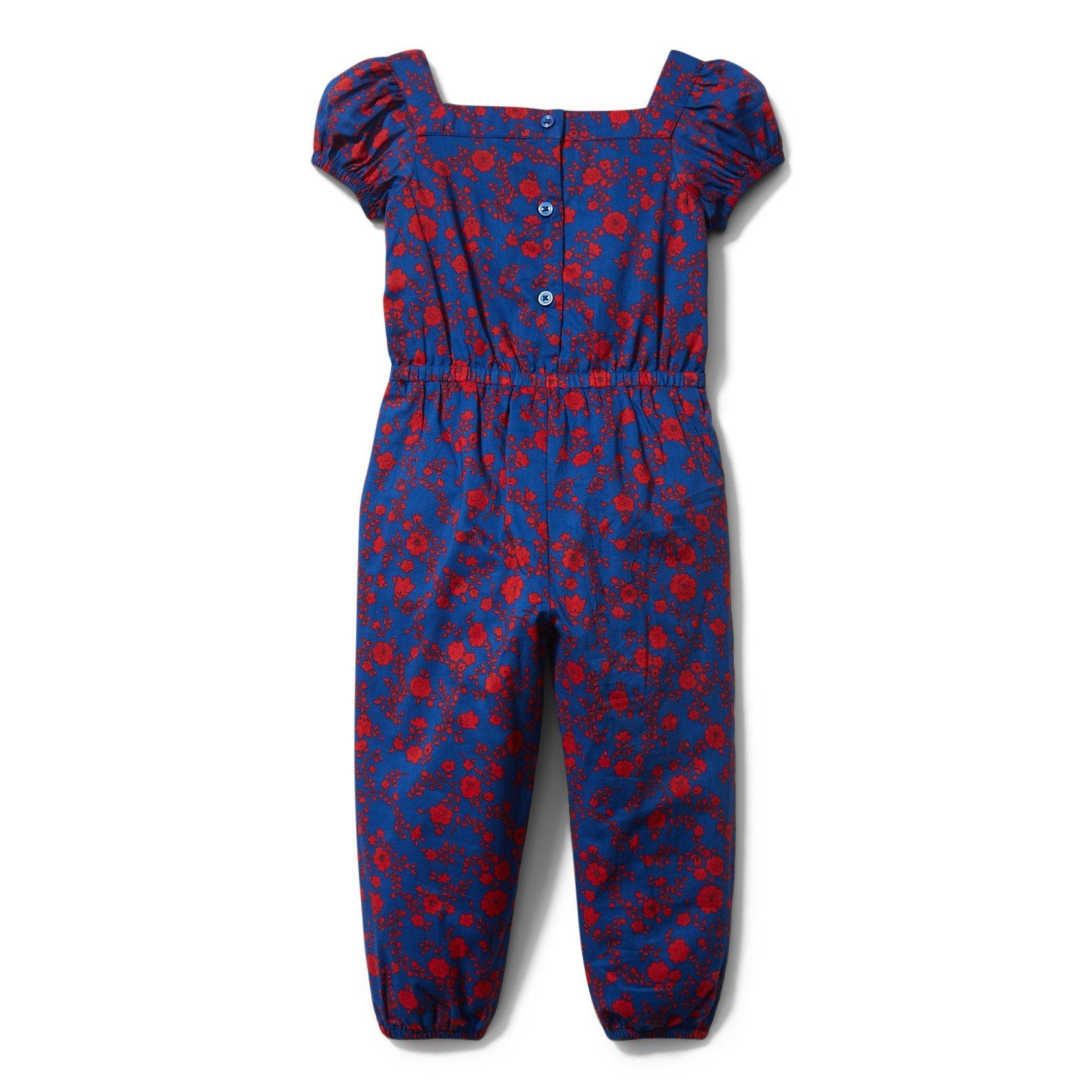 Floral Puff Sleeve Jumpsuit image number 2