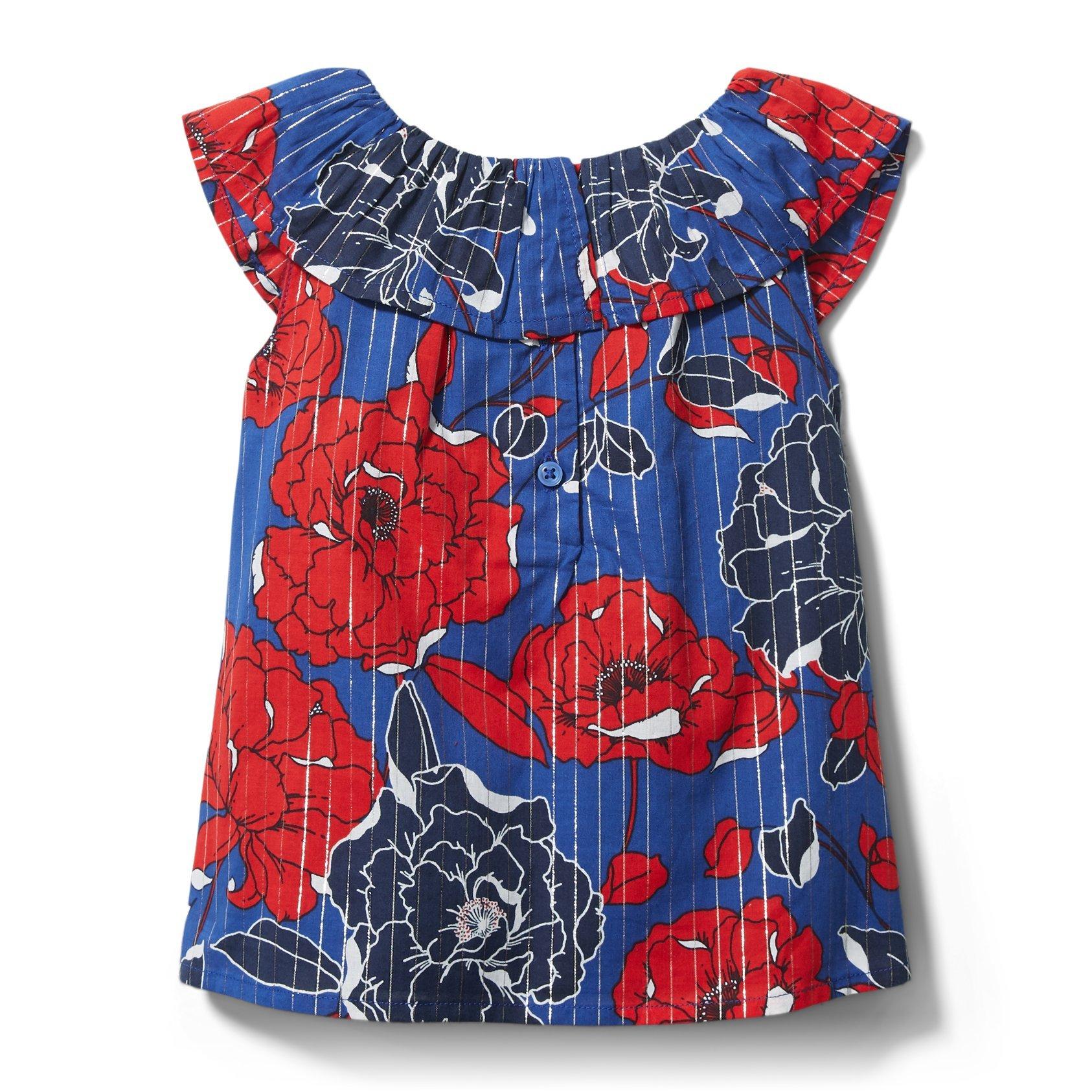 Floral Lurex Top image number 2