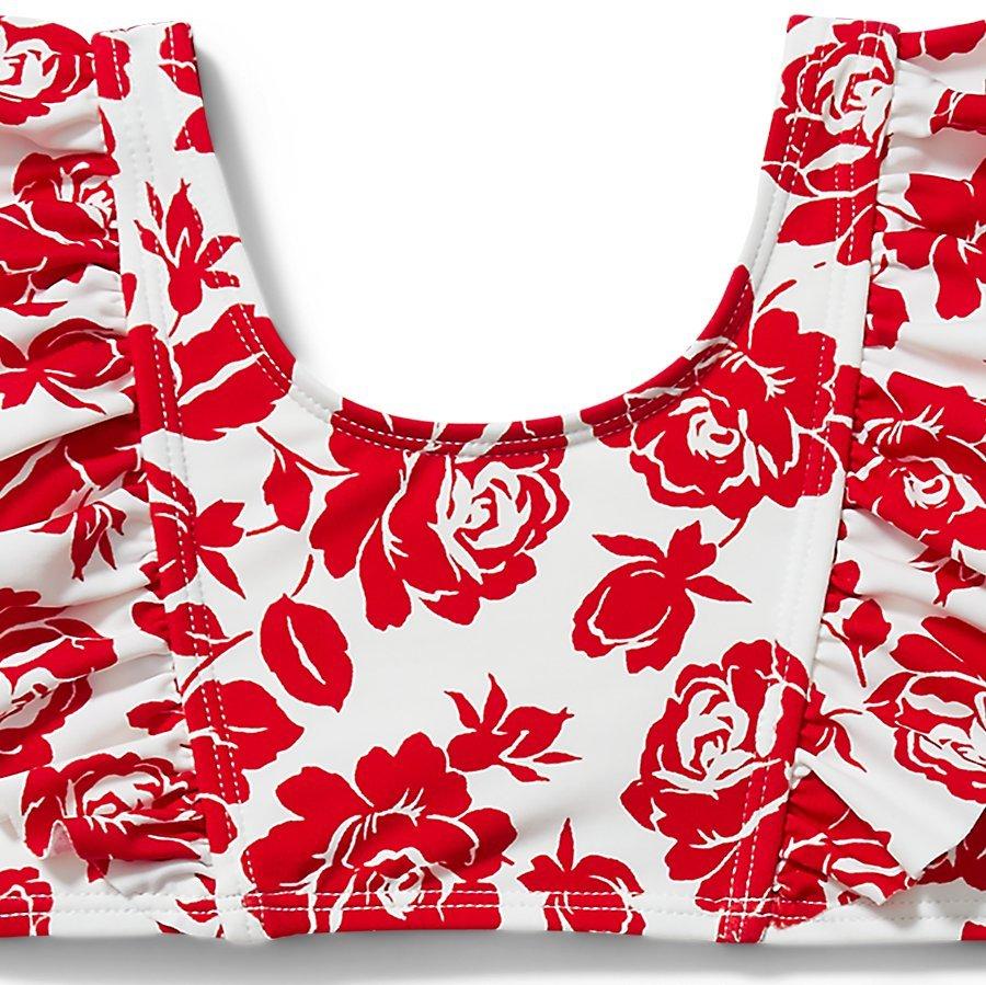 Floral Ruffle 2-Piece Swimsuit image number 1