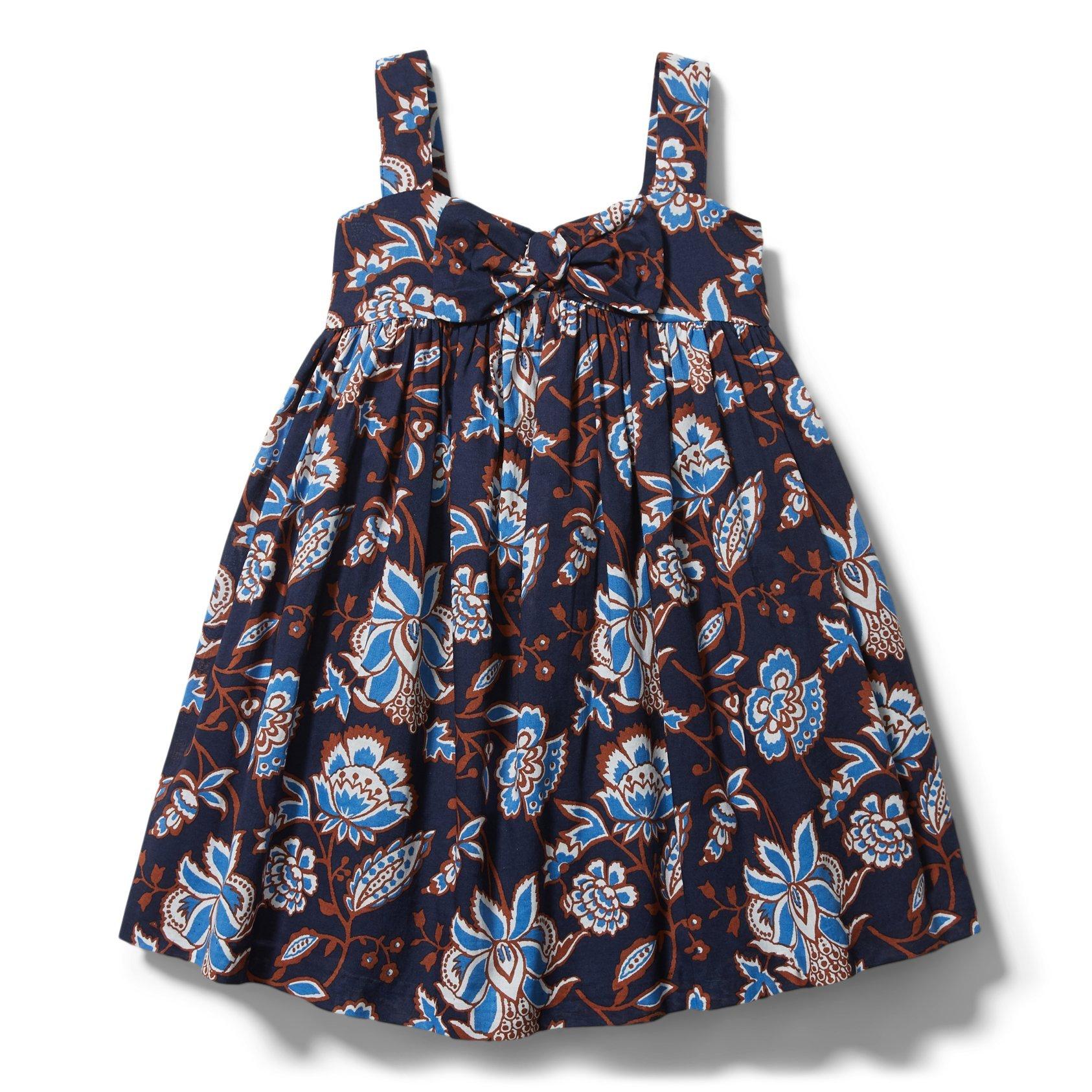 Paisley Floral Bow Swing Dress image number 0
