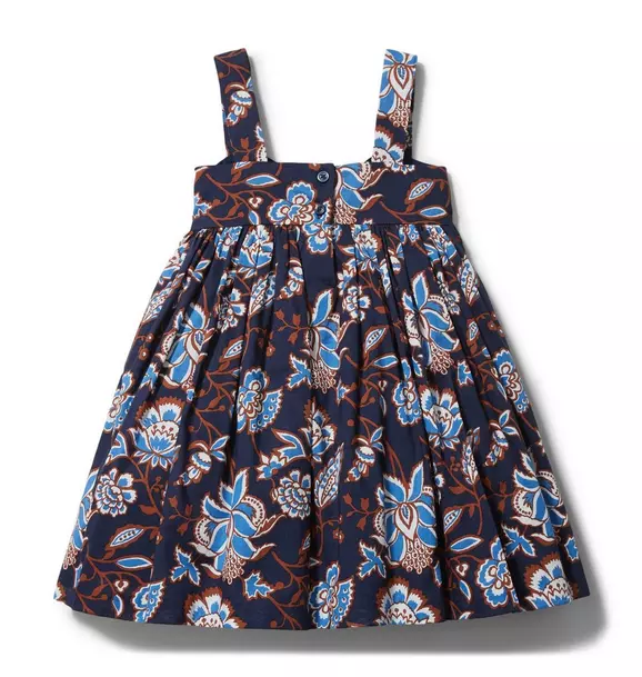 Paisley Floral Bow Swing Dress image number 3