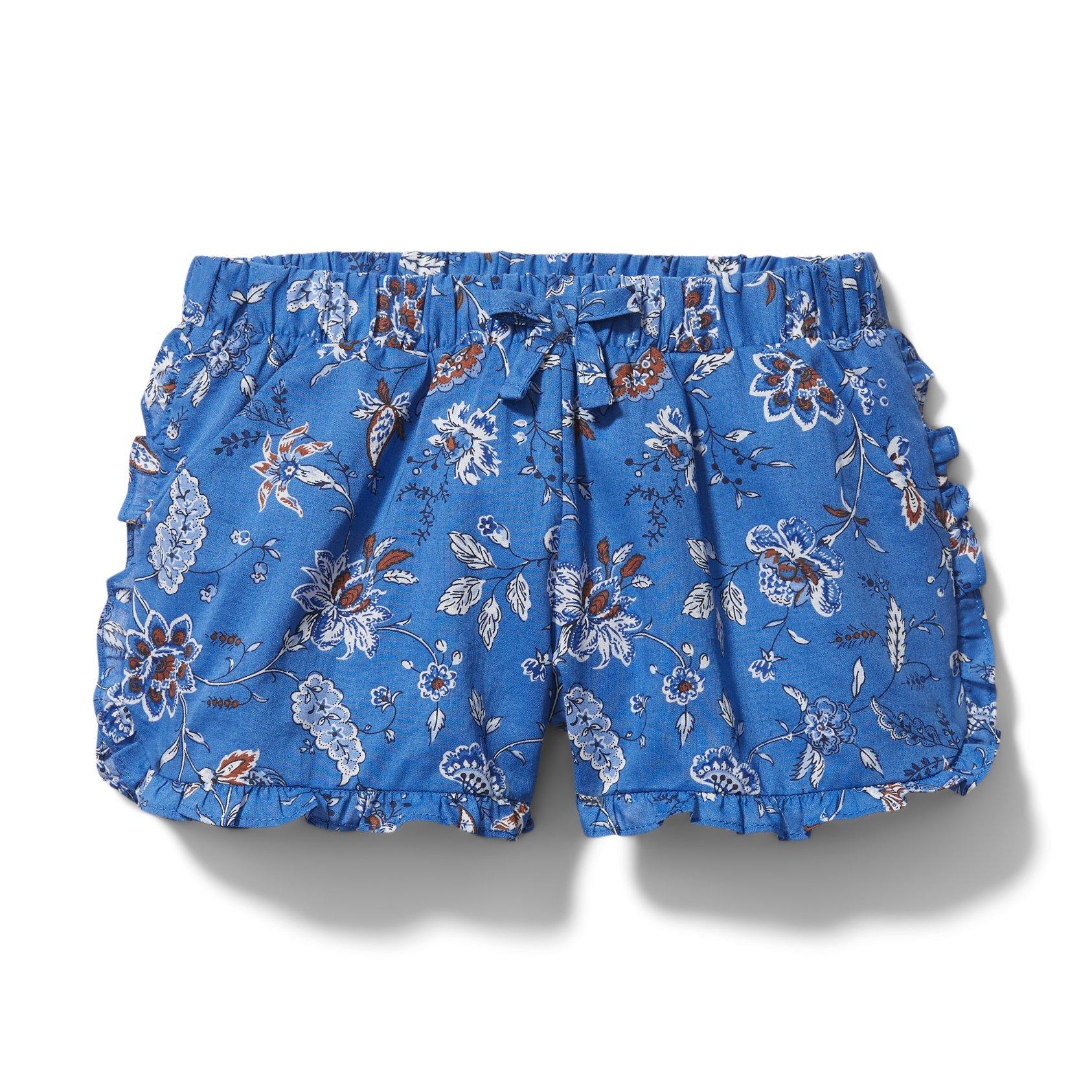 Paisley Floral Ruffle Short