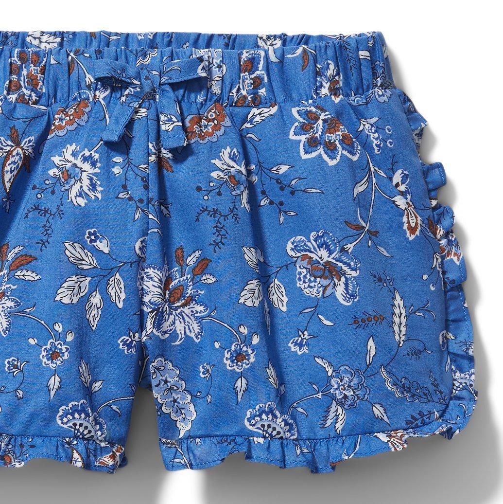 Paisley Floral Ruffle Short image number 2