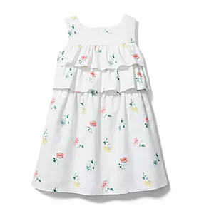 Ditsy Floral Tiered Ruffle Dress