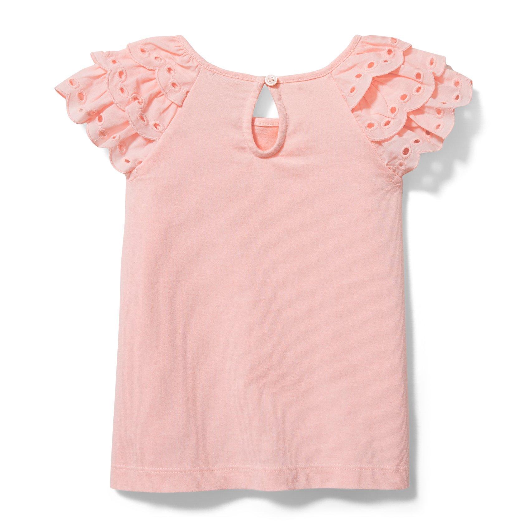 Tiered Eyelet Sleeve Top image number 2