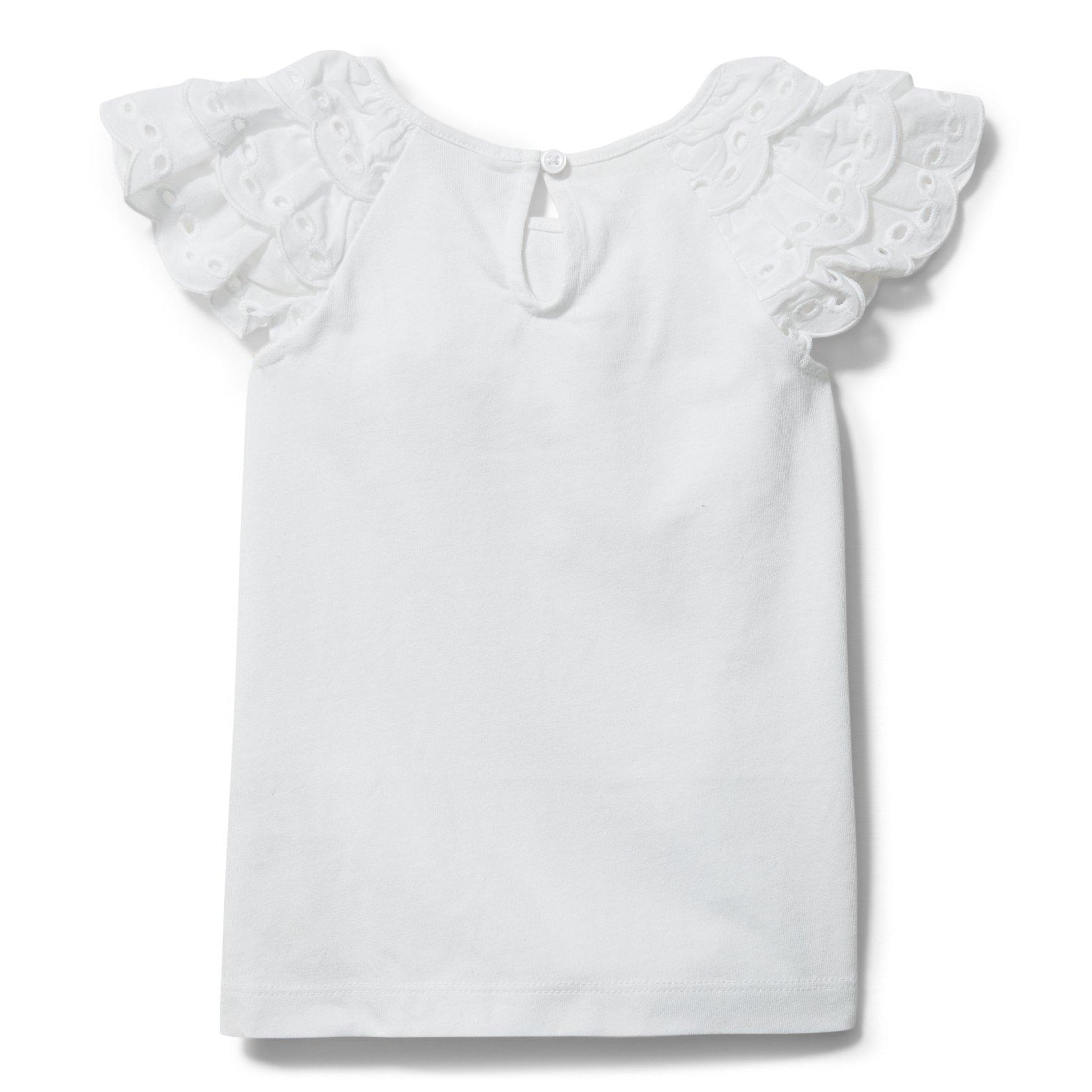 Tiered Eyelet Sleeve Top image number 2