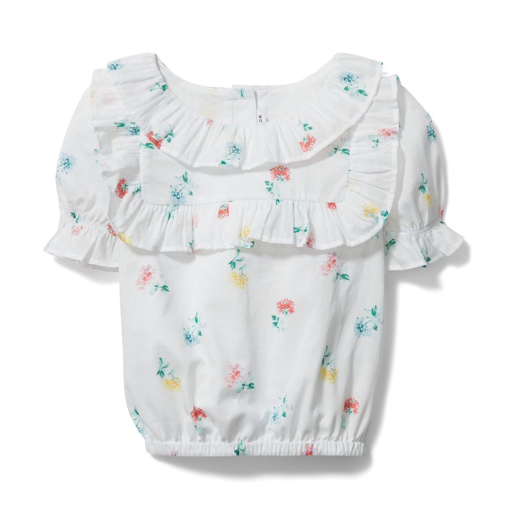 Ditsy Floral Puff Sleeve Top image number 0