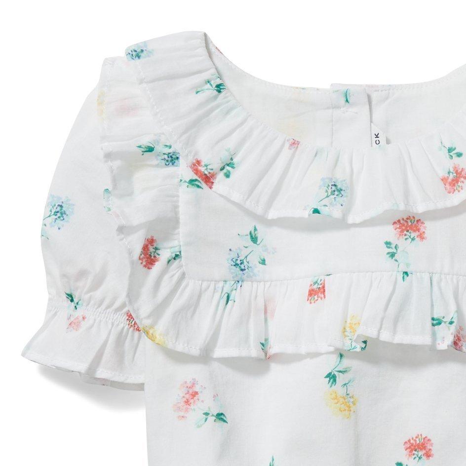 Ditsy Floral Puff Sleeve Top image number 1