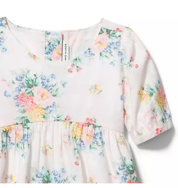 Floral Puff Sleeve Top image number 1