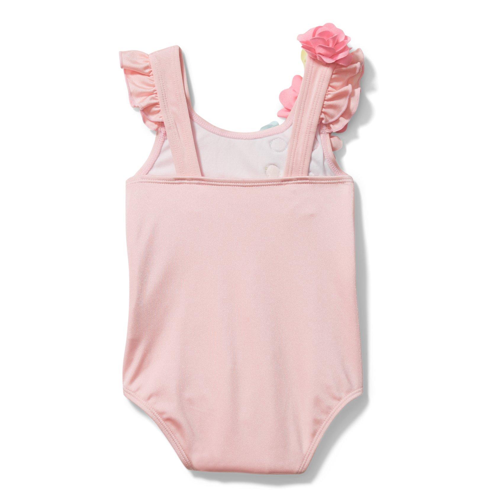 Girl Crystal Rose Rainbow Flower Swimsuit by Janie and Jack