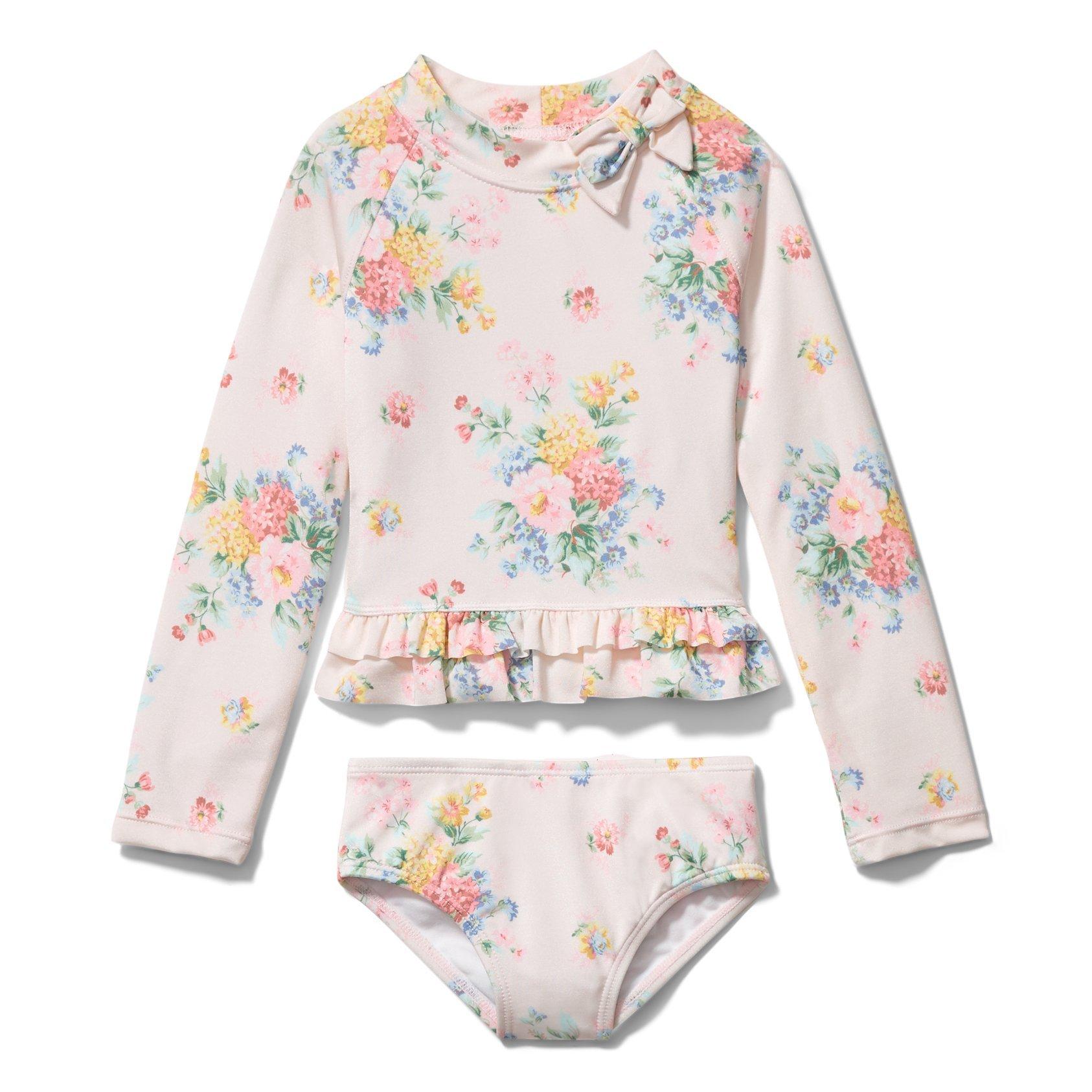 Floral Rash Guard Set image number 0