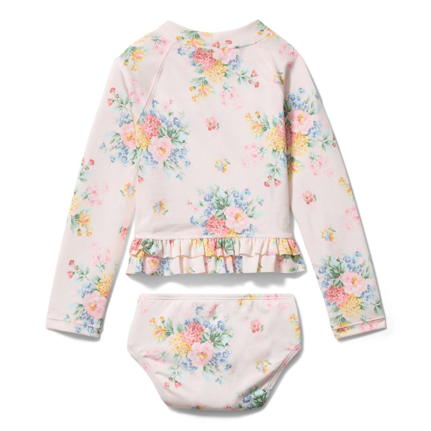 Floral Rash Guard Set image number 2