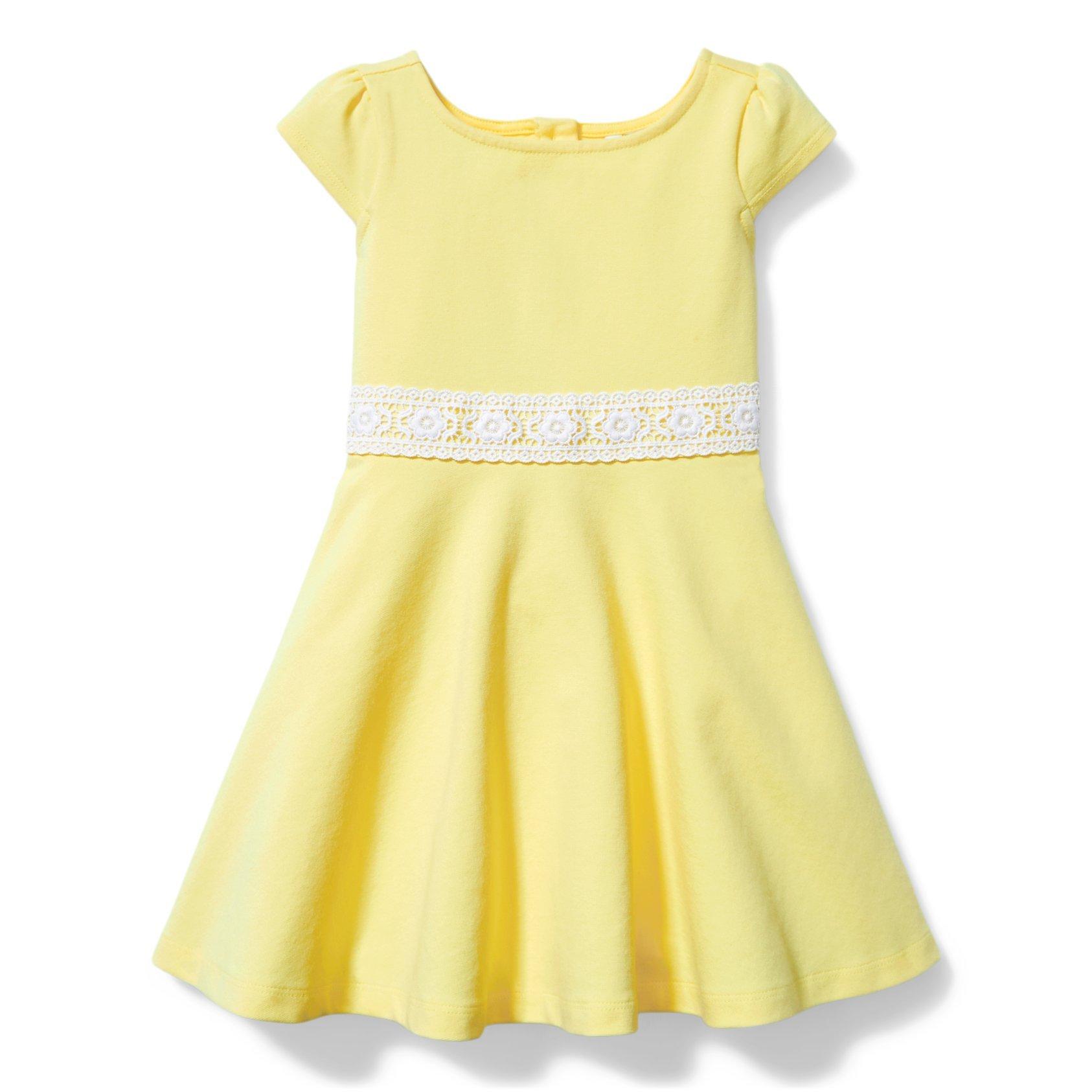 Crochet Trim Ponte Dress image number 0