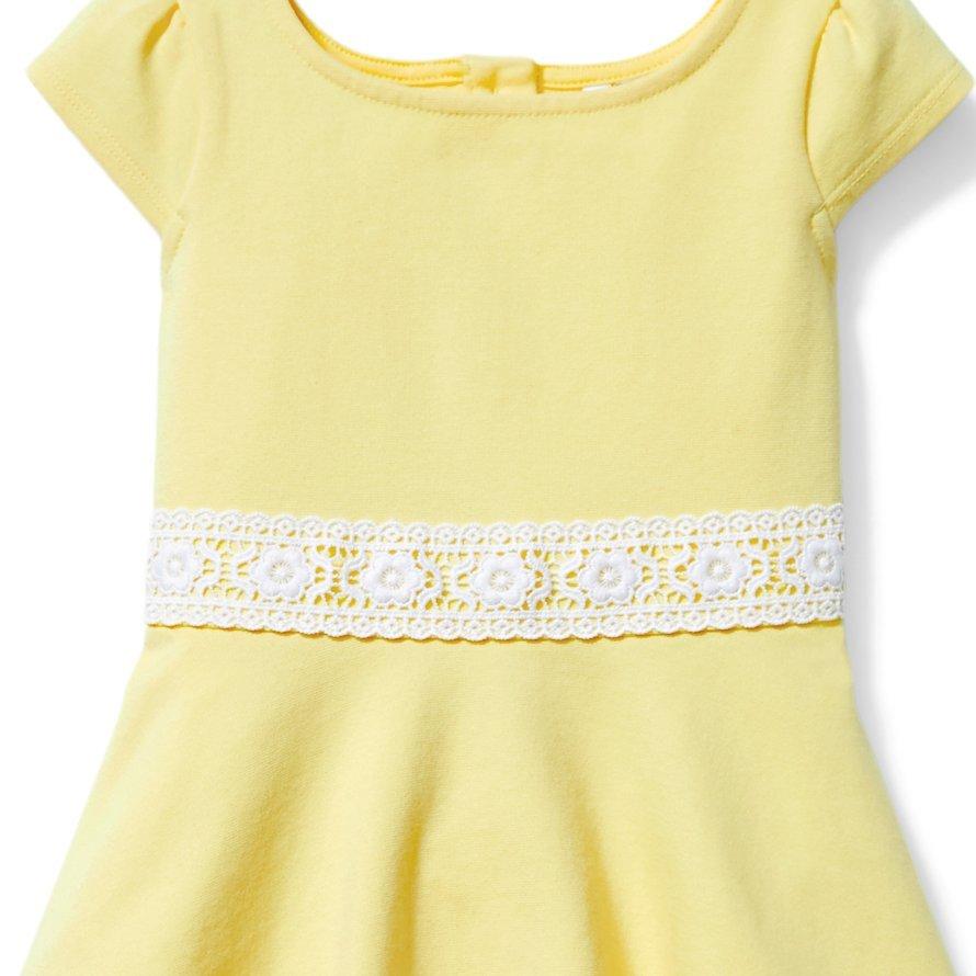 Crochet Trim Ponte Dress image number 1