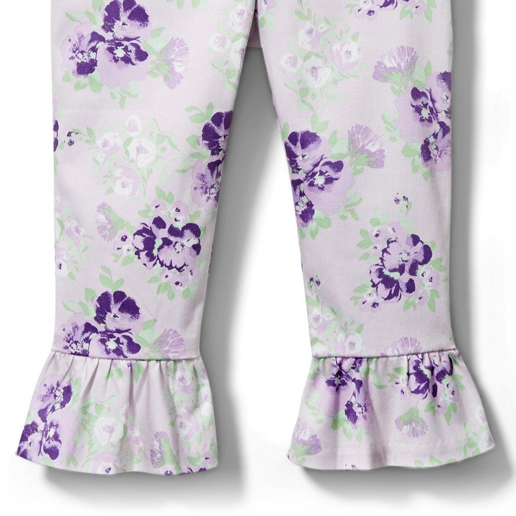 Floral Ruffle Cuff Pant image number 1