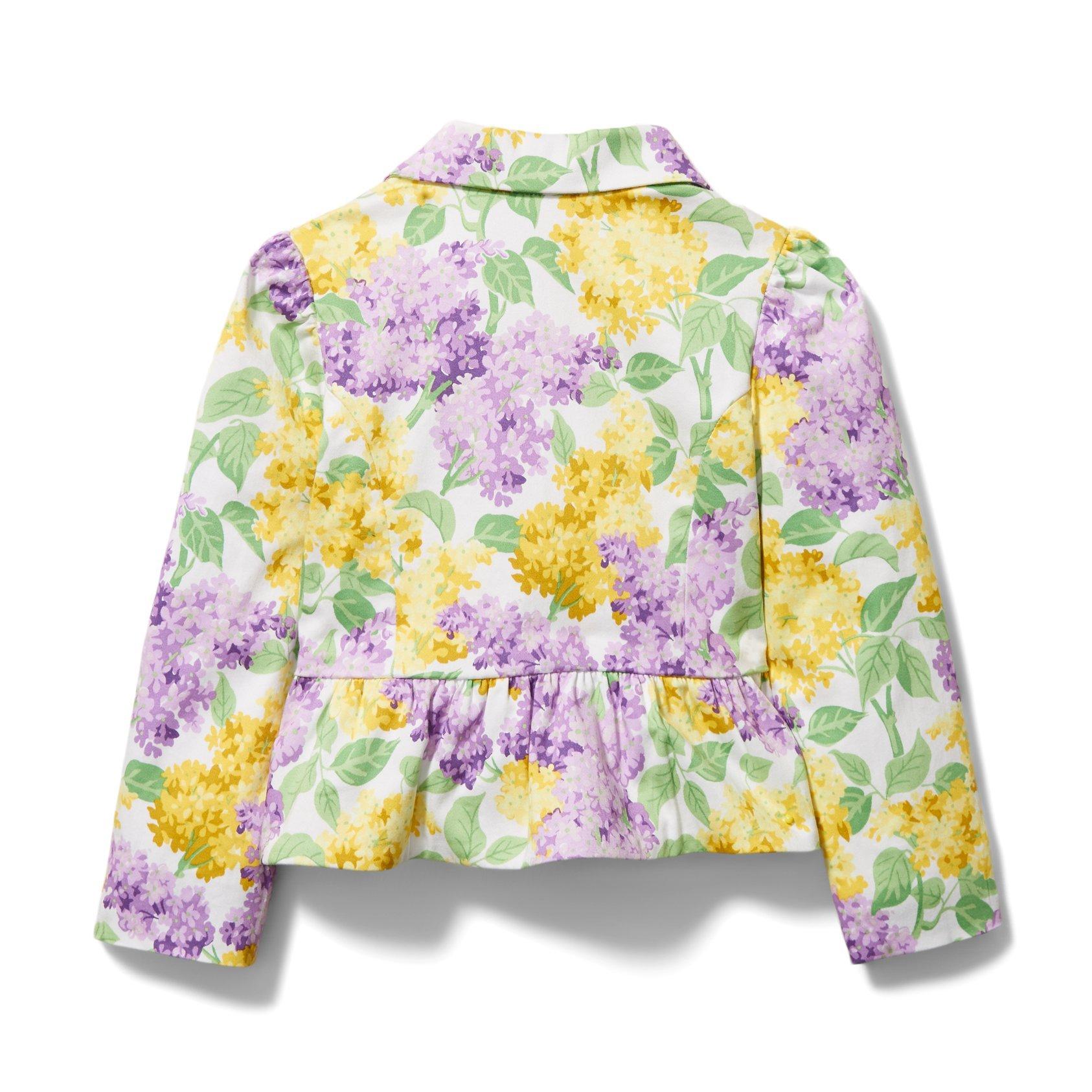 Floral Sateen Peplum Jacket image number 3