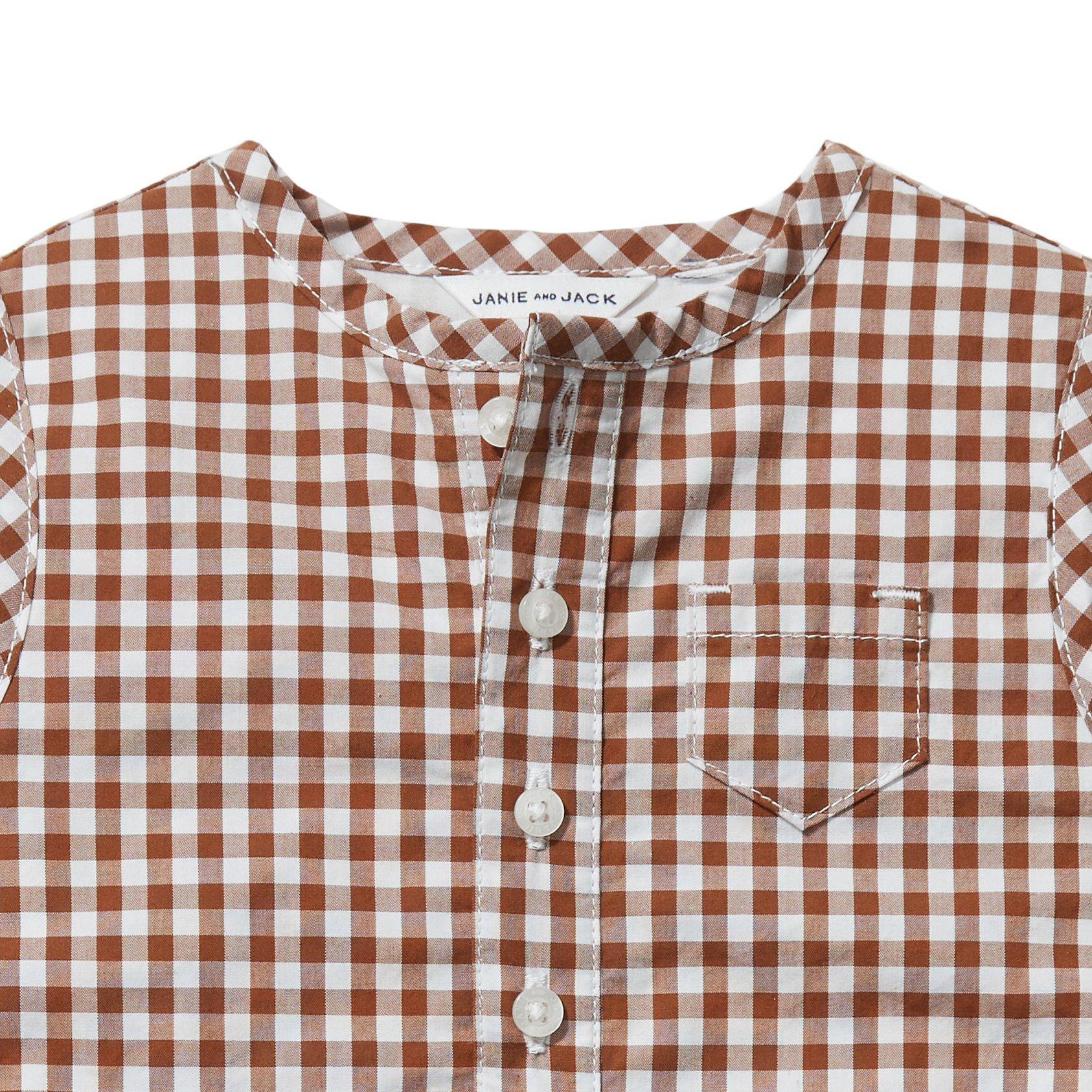Baby Gingham Romper image number 1
