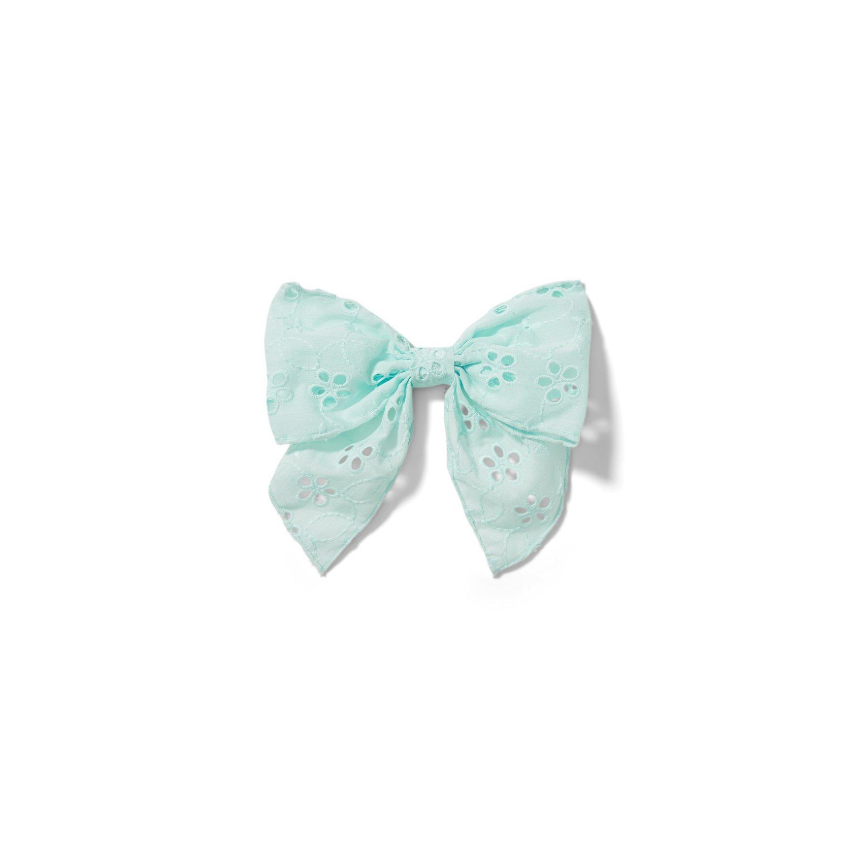 Eyelet Bow Barrette image number 0